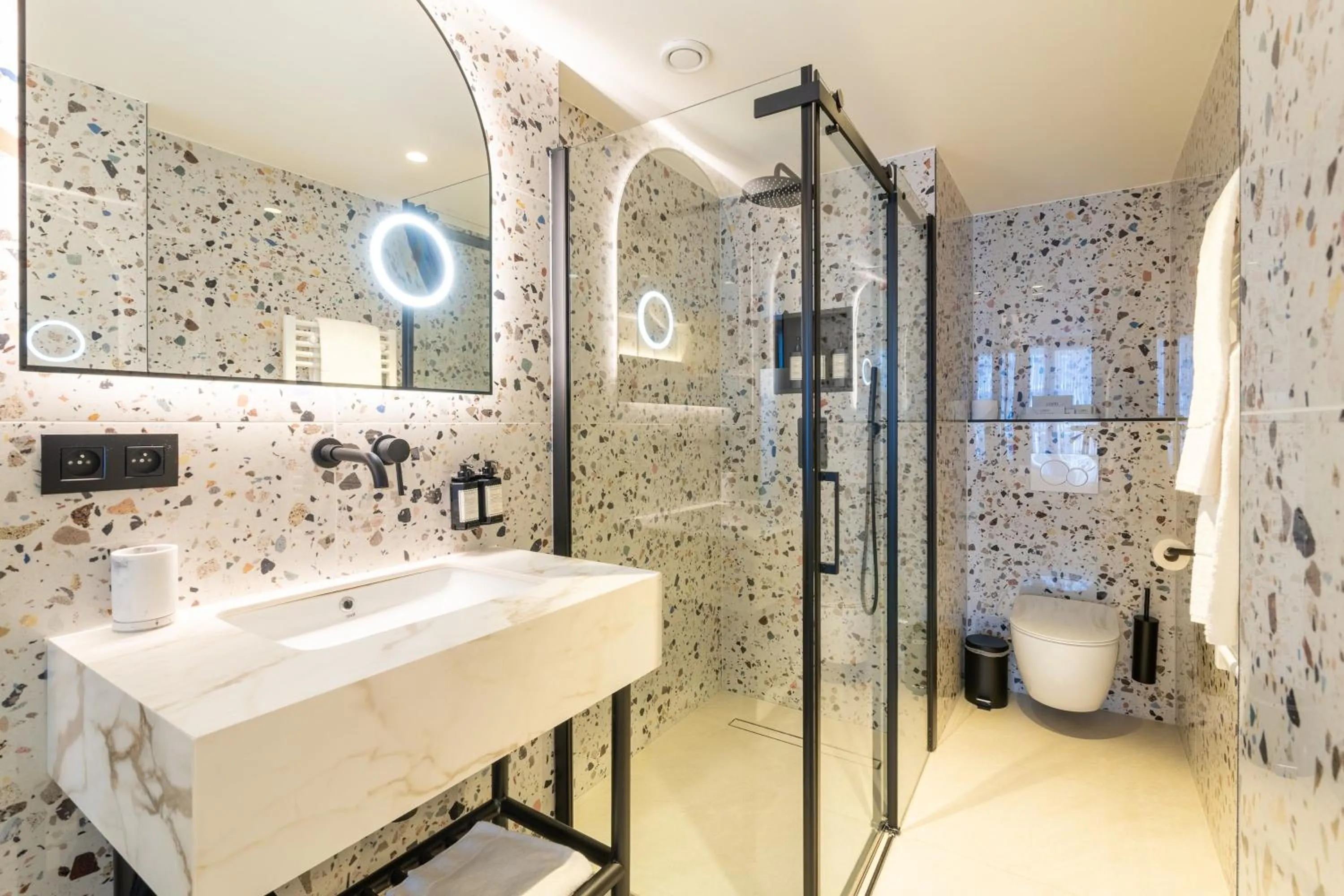 Shower in The Liman Hotel