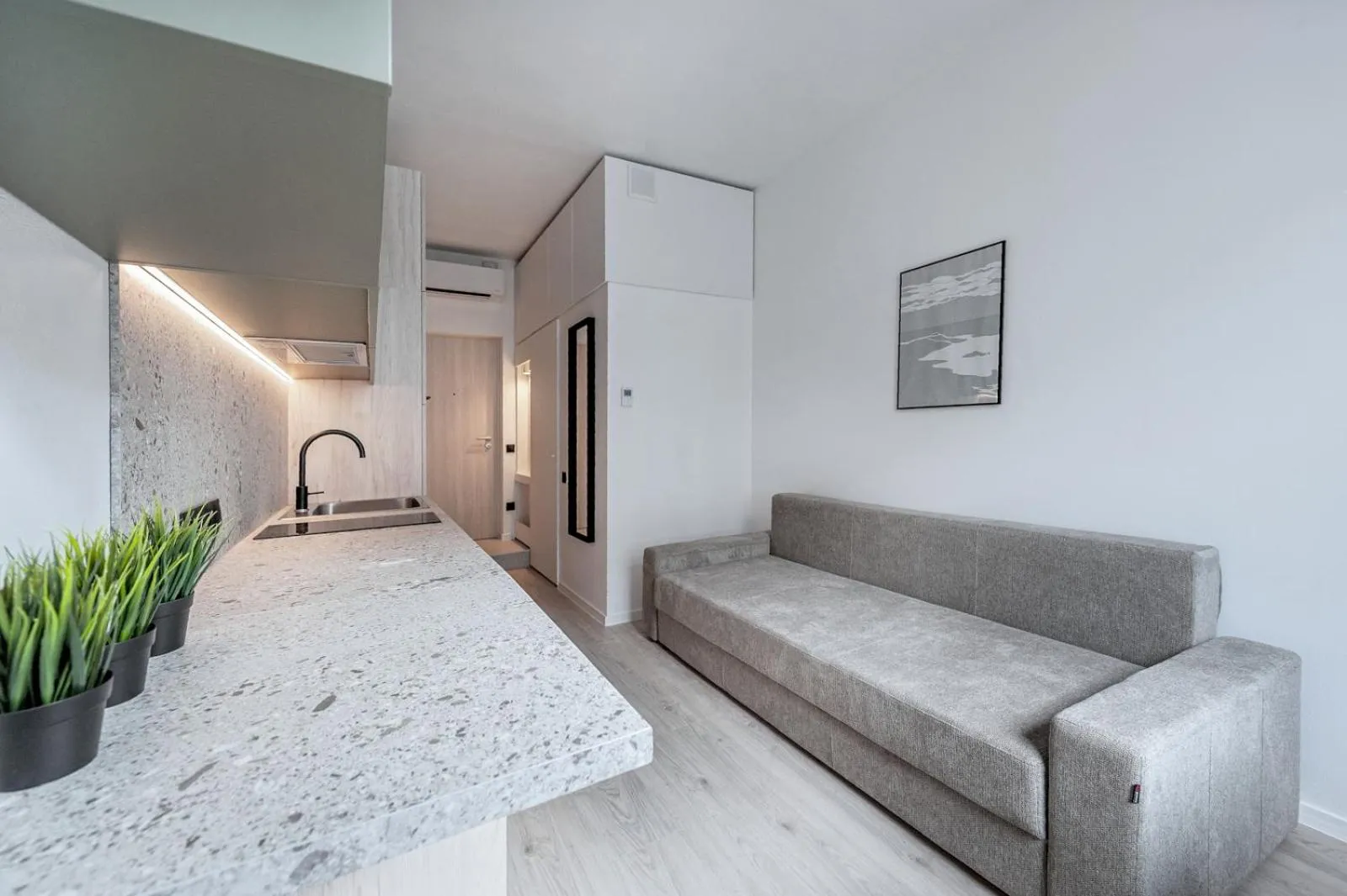 Bed in P-ONE APARTMENTS - Self Check-in