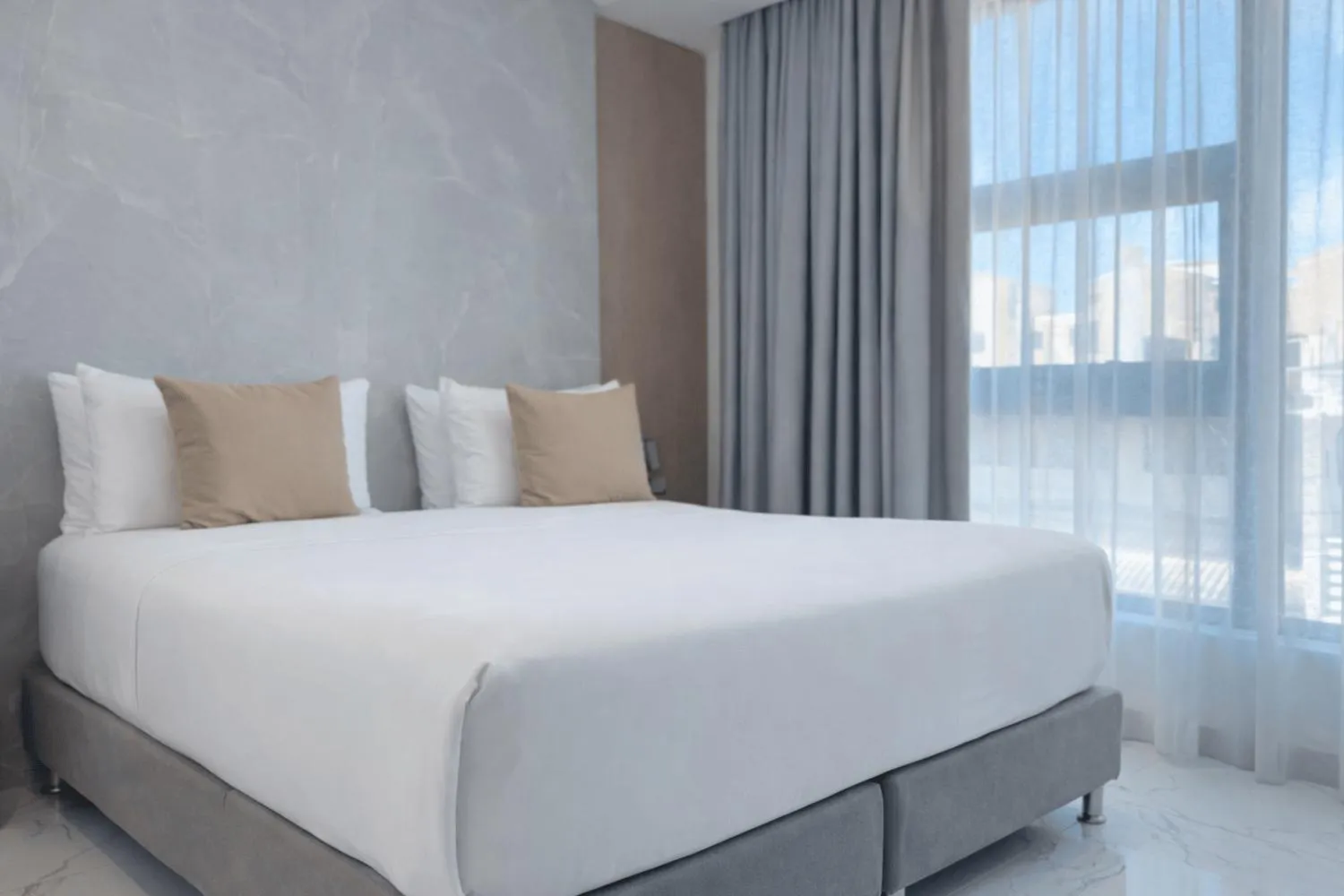 Bed in Delamar Hotel