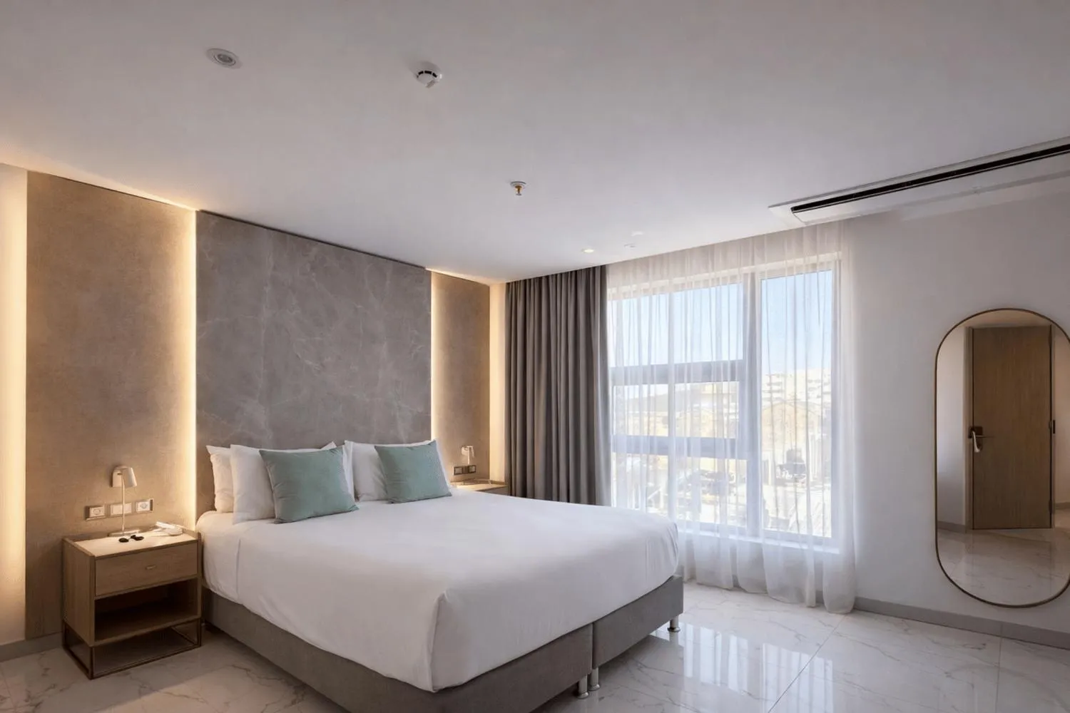 Bed in Delamar Hotel