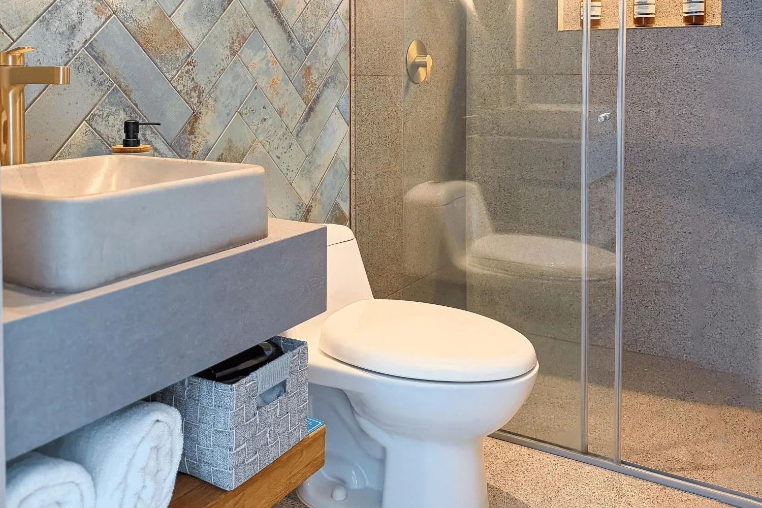 Bathroom in Delamar Hotel