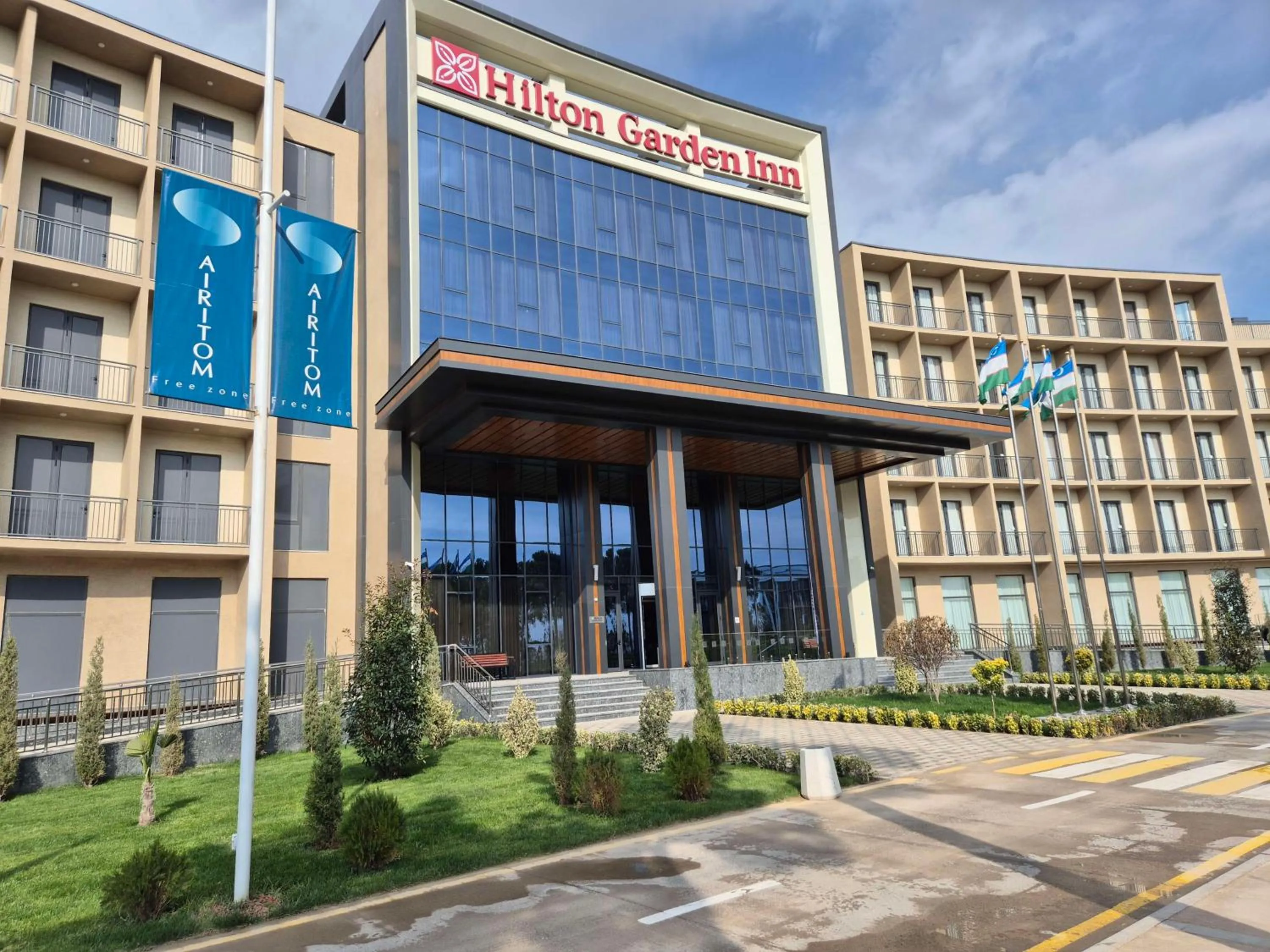 Property building in Hilton Garden Inn Termez Airitom