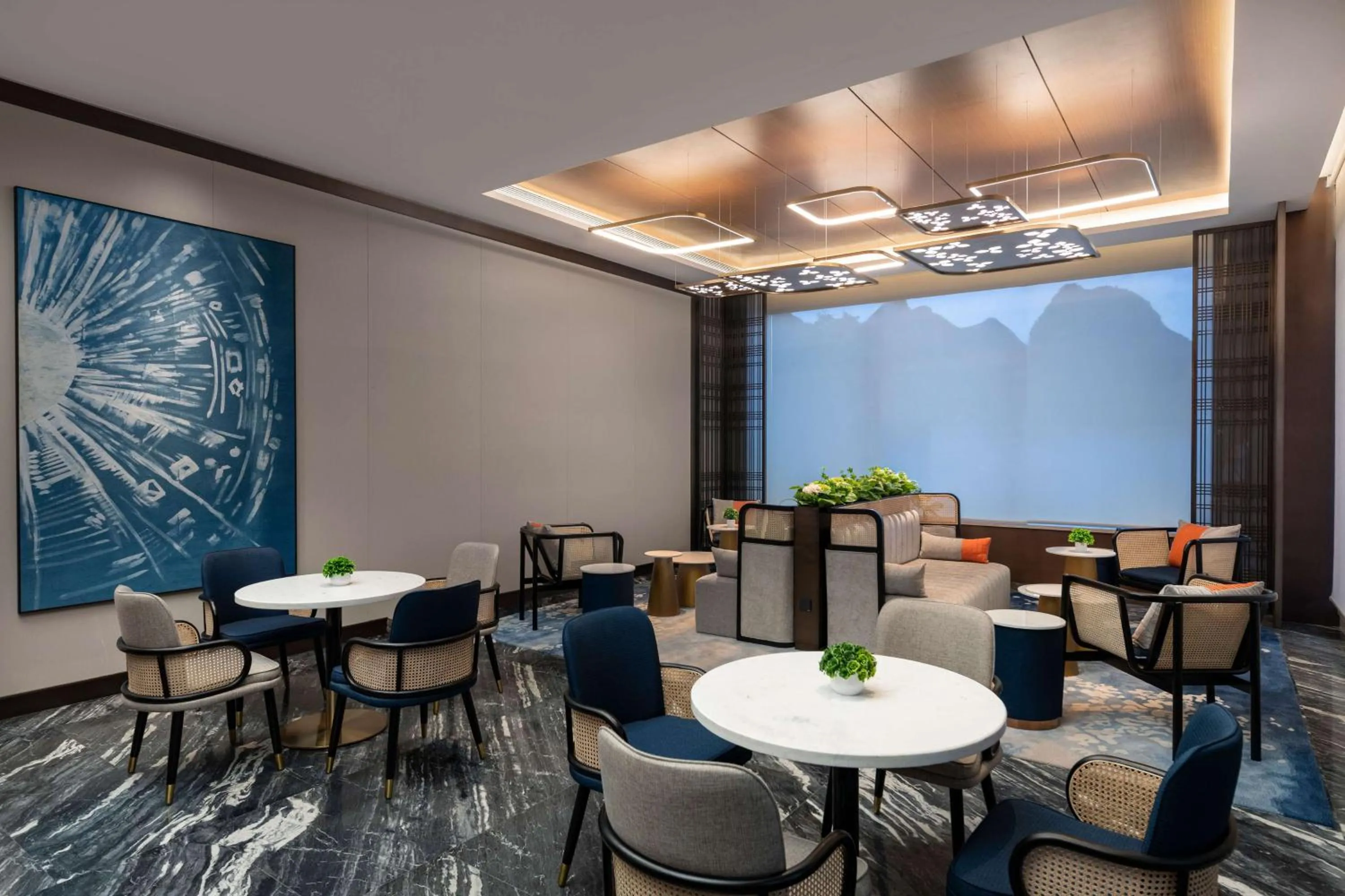 Lobby or reception in Hilton Garden Inn Xingyi Wanfenglin