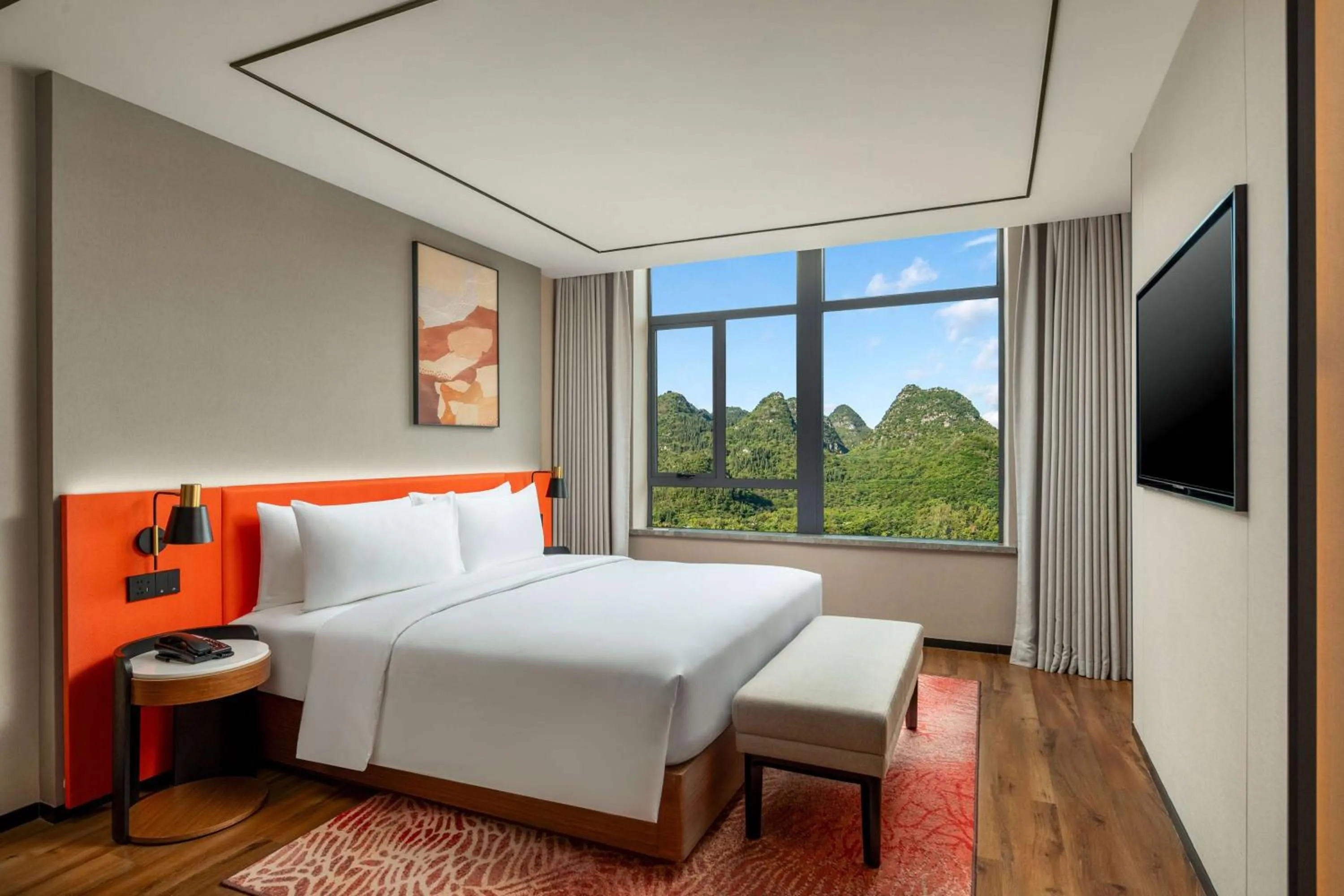 Bed in Hilton Garden Inn Xingyi Wanfenglin