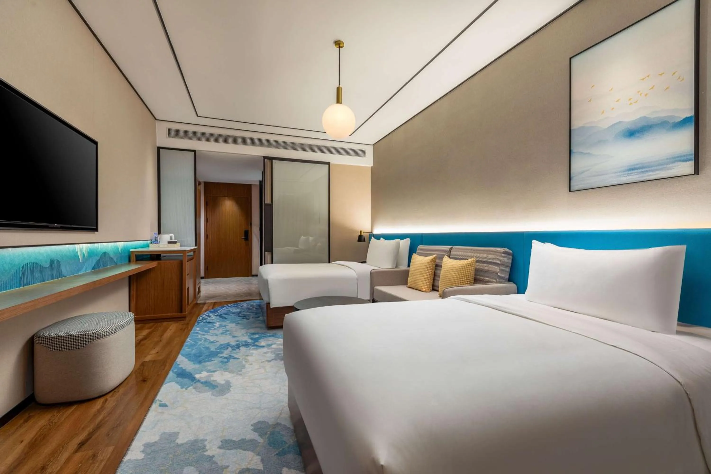 Bed in Hilton Garden Inn Xingyi Wanfenglin