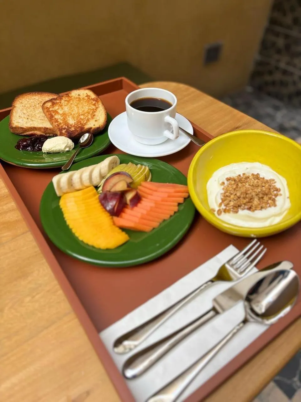 Continental breakfast in Rodona Hotel