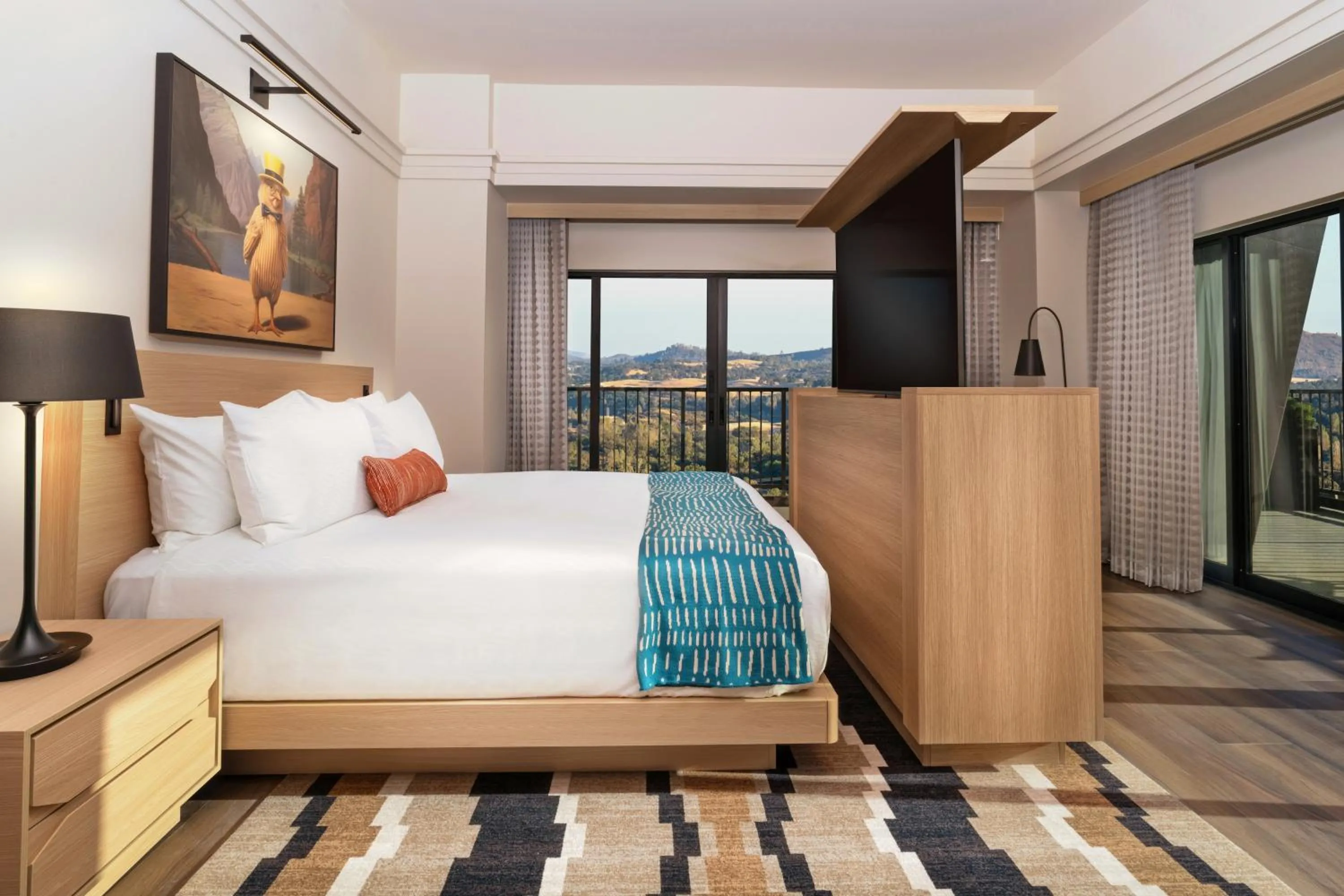 Bed in Chicken Ranch Casino Resort