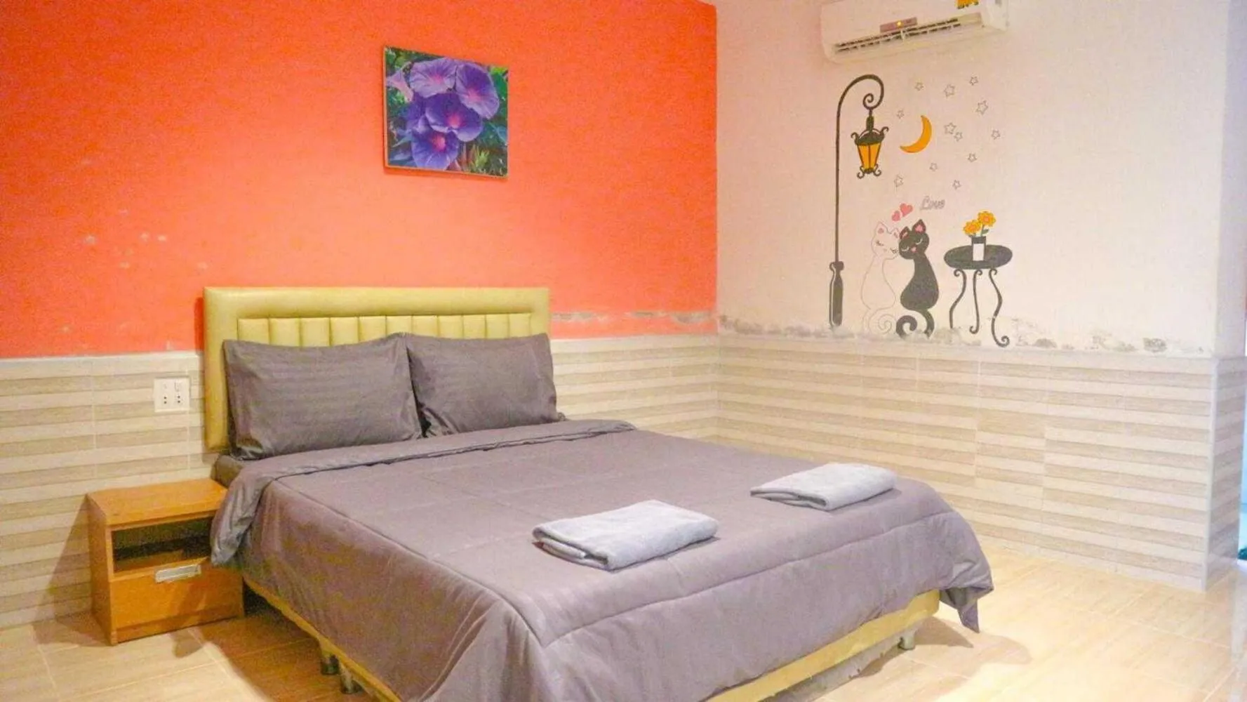 Bedroom, Bed in The Moon Resort Phetchaburi