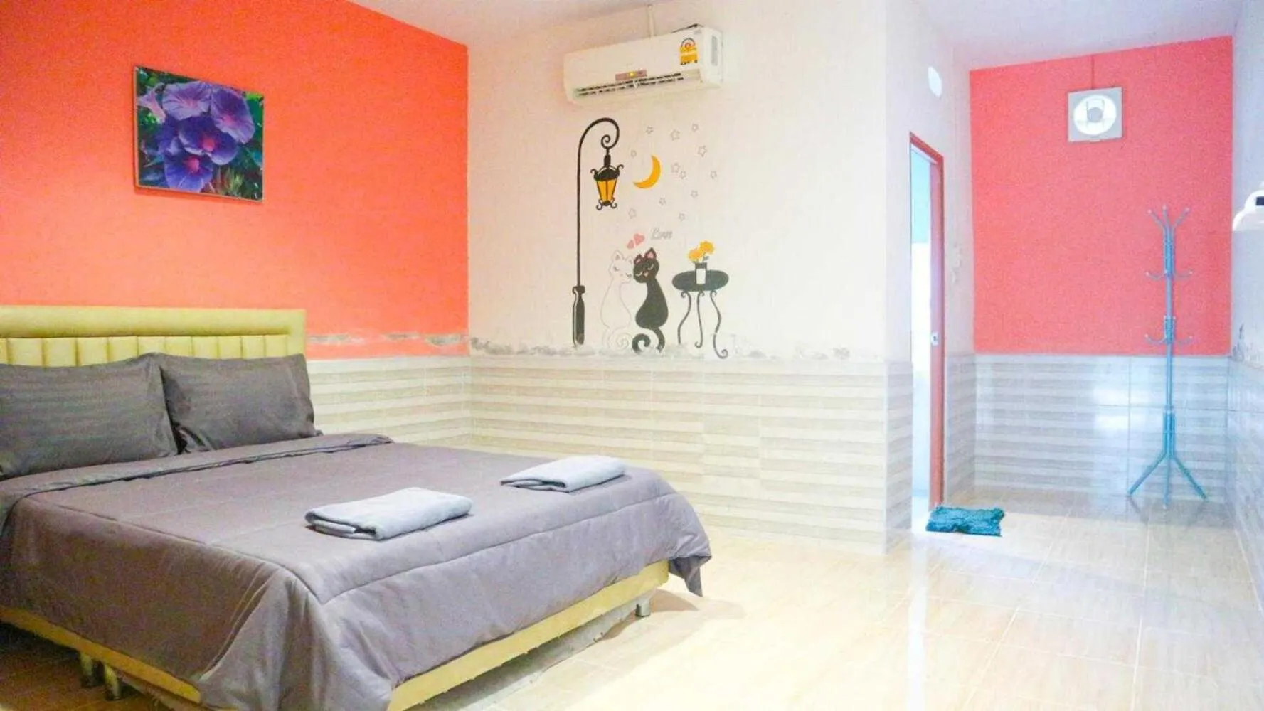 Bedroom, Bed in The Moon Resort Phetchaburi