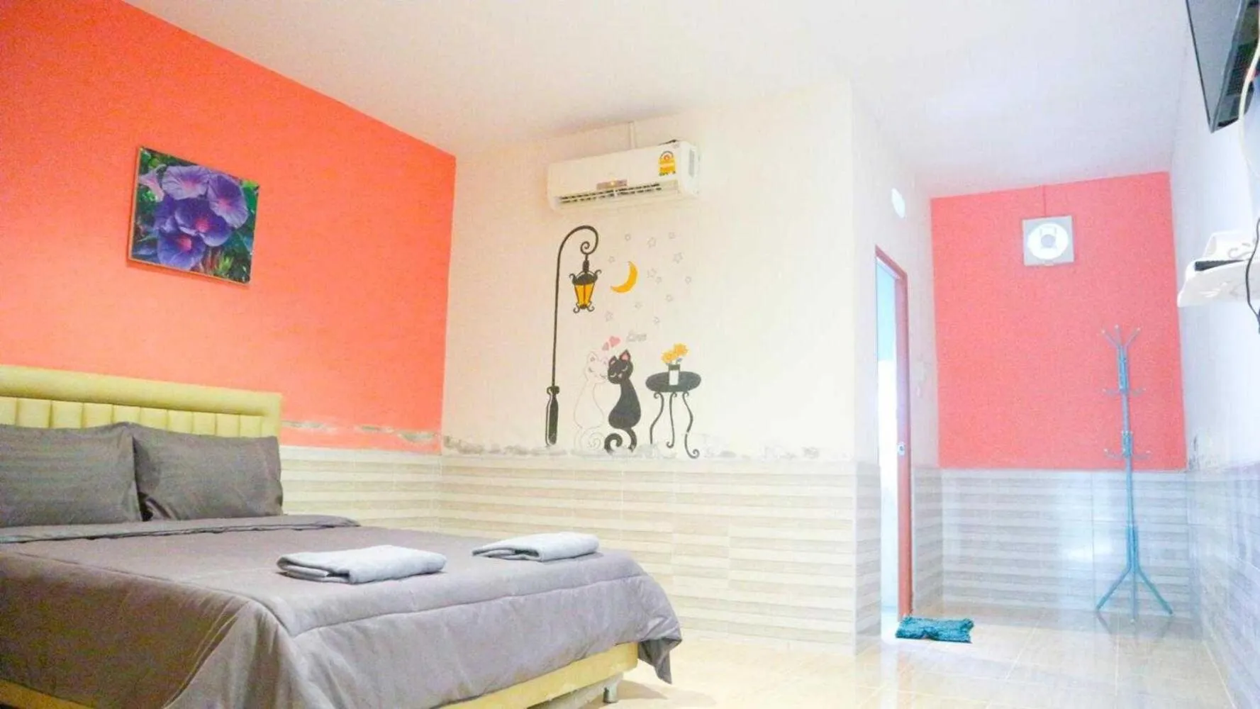 Bedroom, Bed in The Moon Resort Phetchaburi