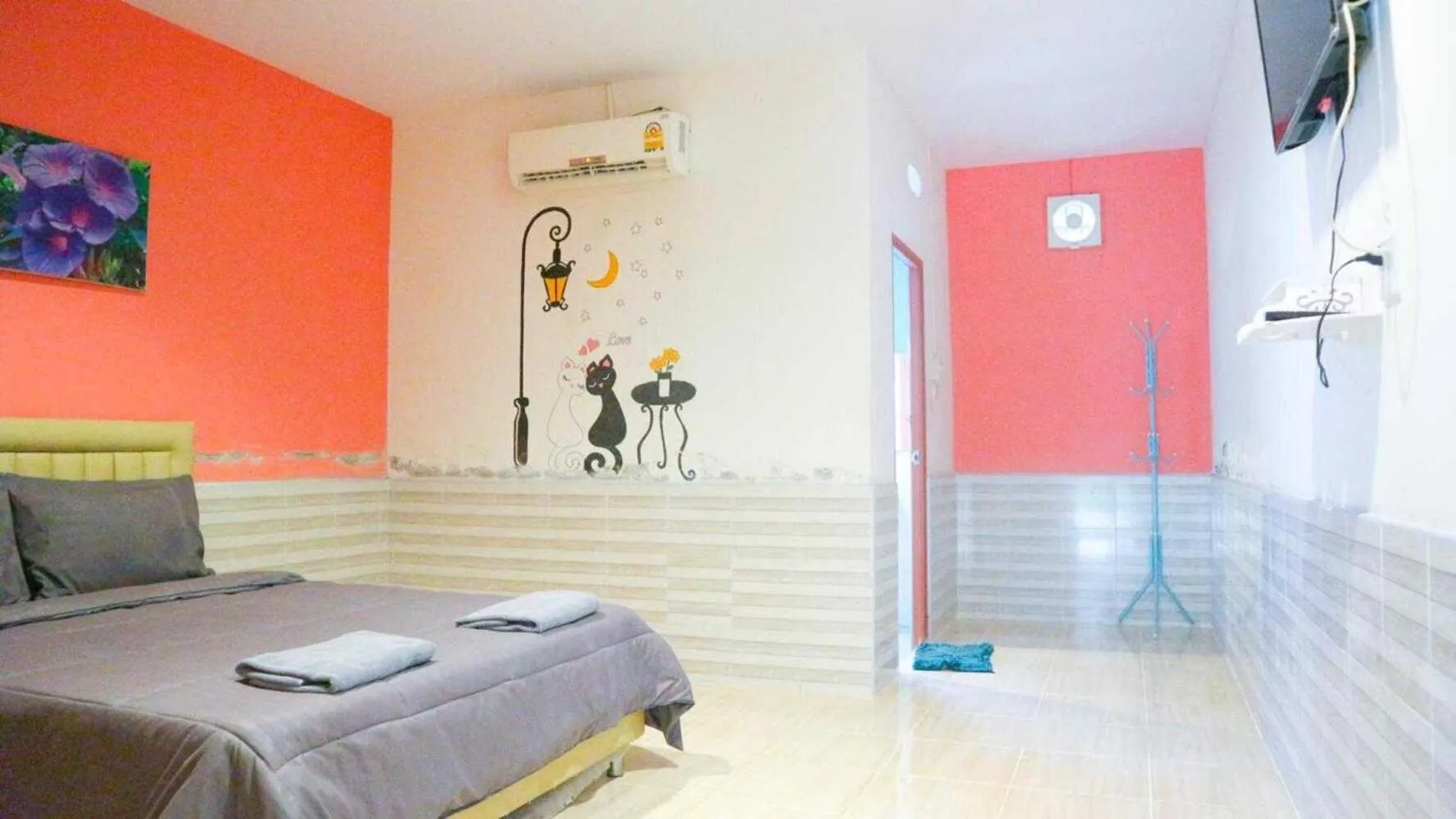 Bedroom, Bed in The Moon Resort Phetchaburi