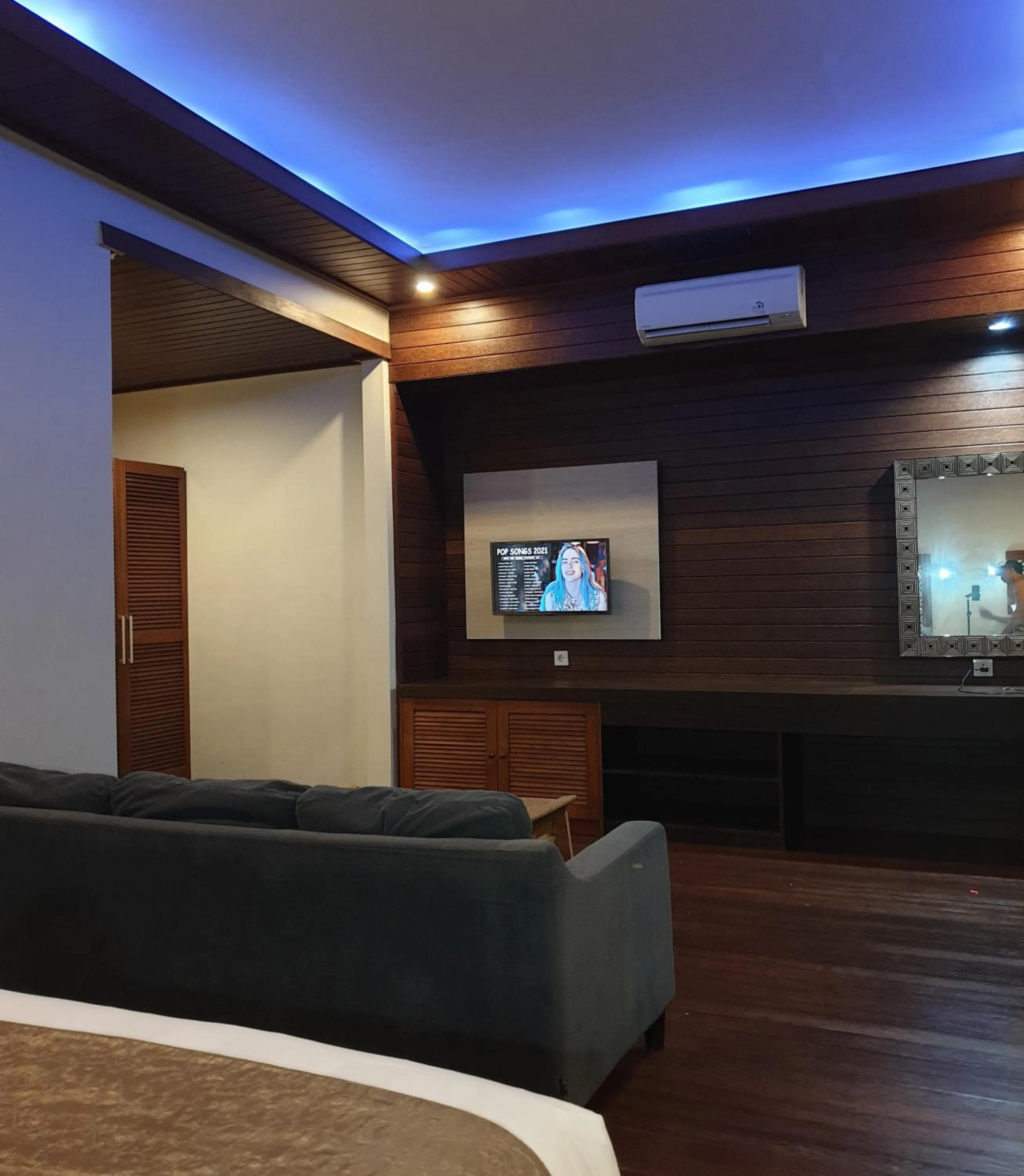 Seating area in Kencana Garden