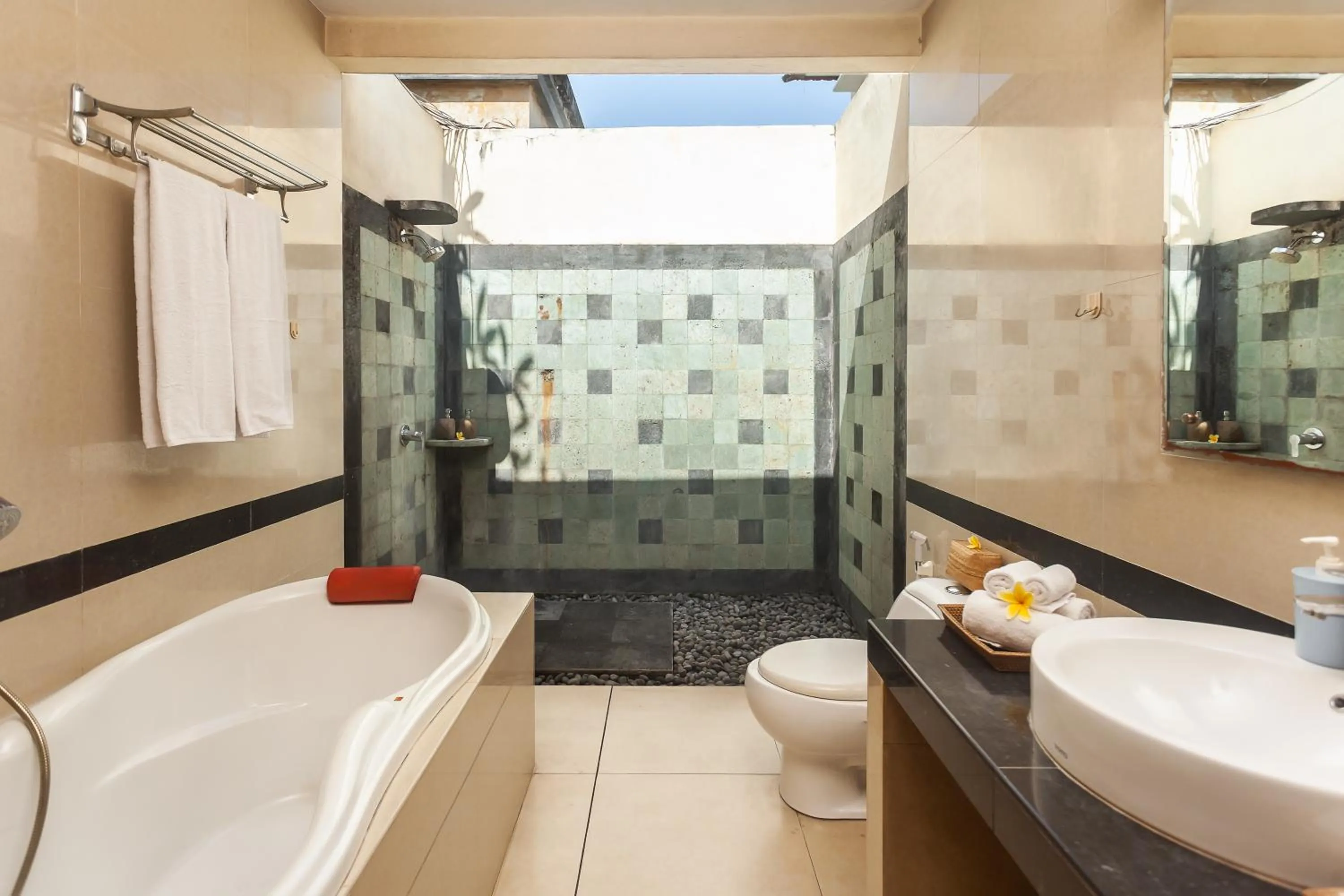 Bathroom in Kadiga Villas Ubud by GenuineHost