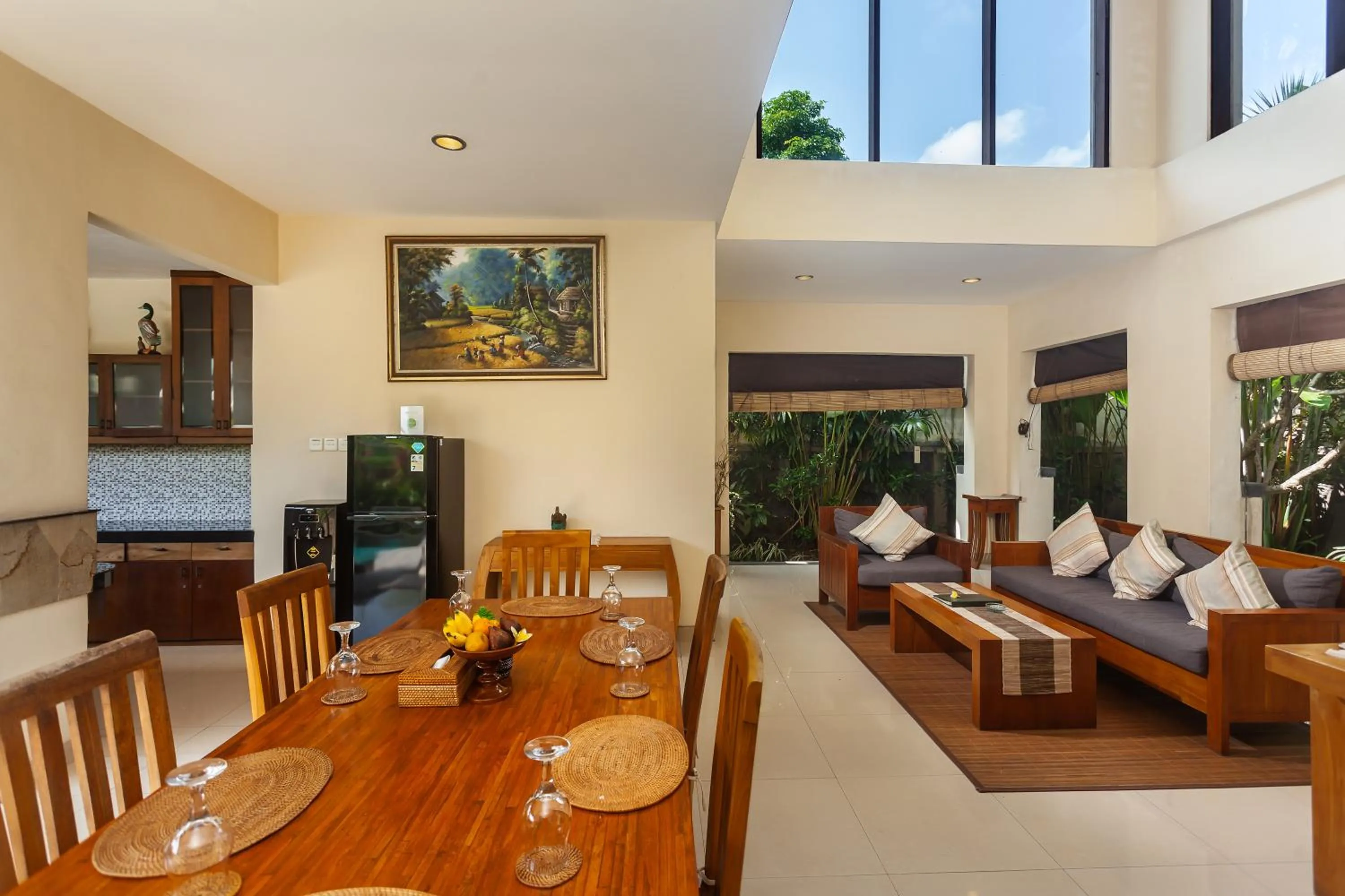 Dining area in Kadiga Villas Ubud by GenuineHost