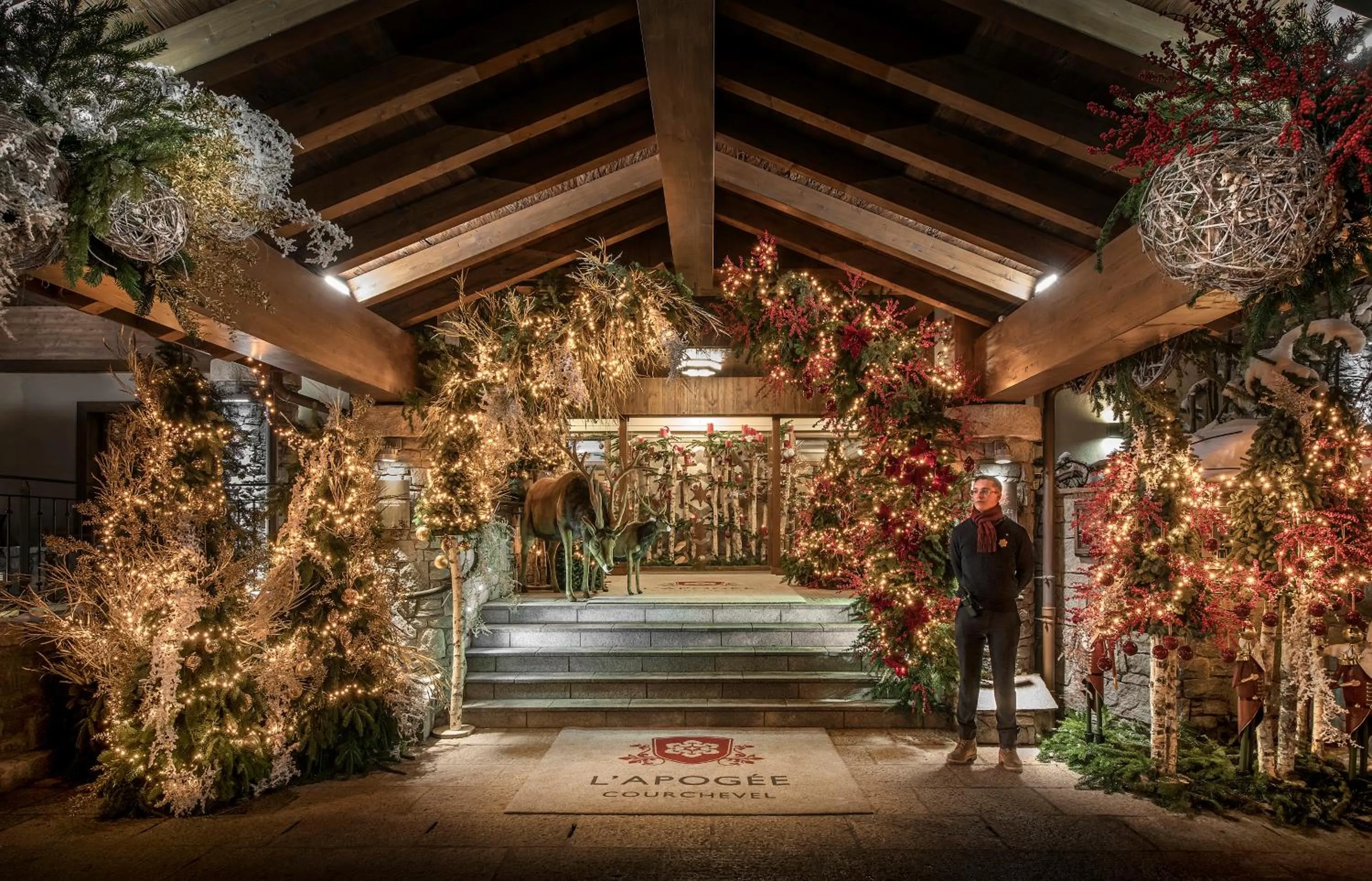 Property building in Apogée Courchevel, Oetker Hotels