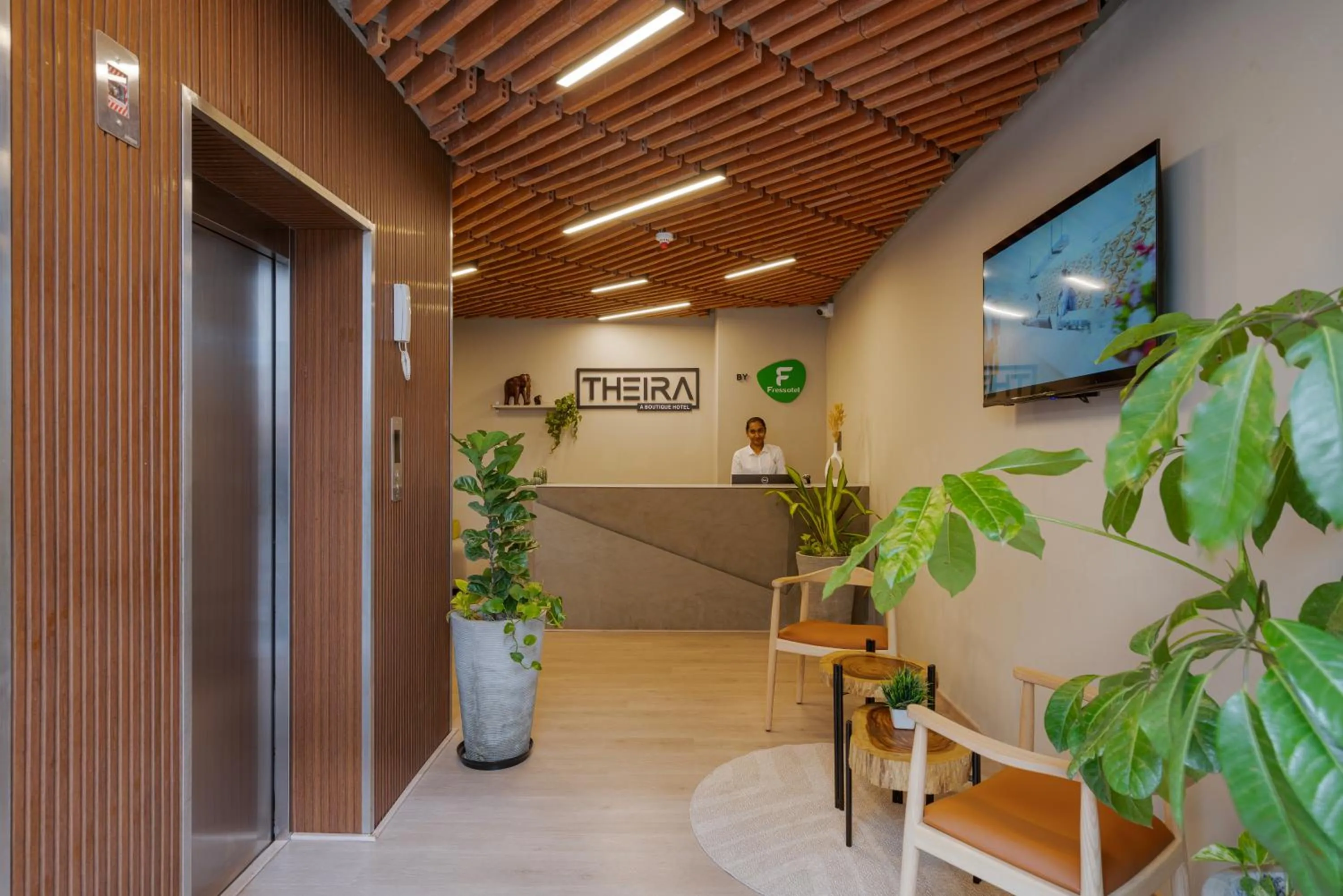 Lobby or reception in Fressotel, Kanakapura Road