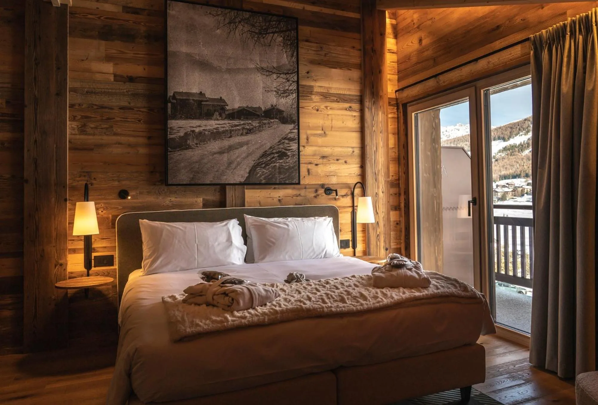 Bed in Mont Chalet Nevada - Hotel & Spa