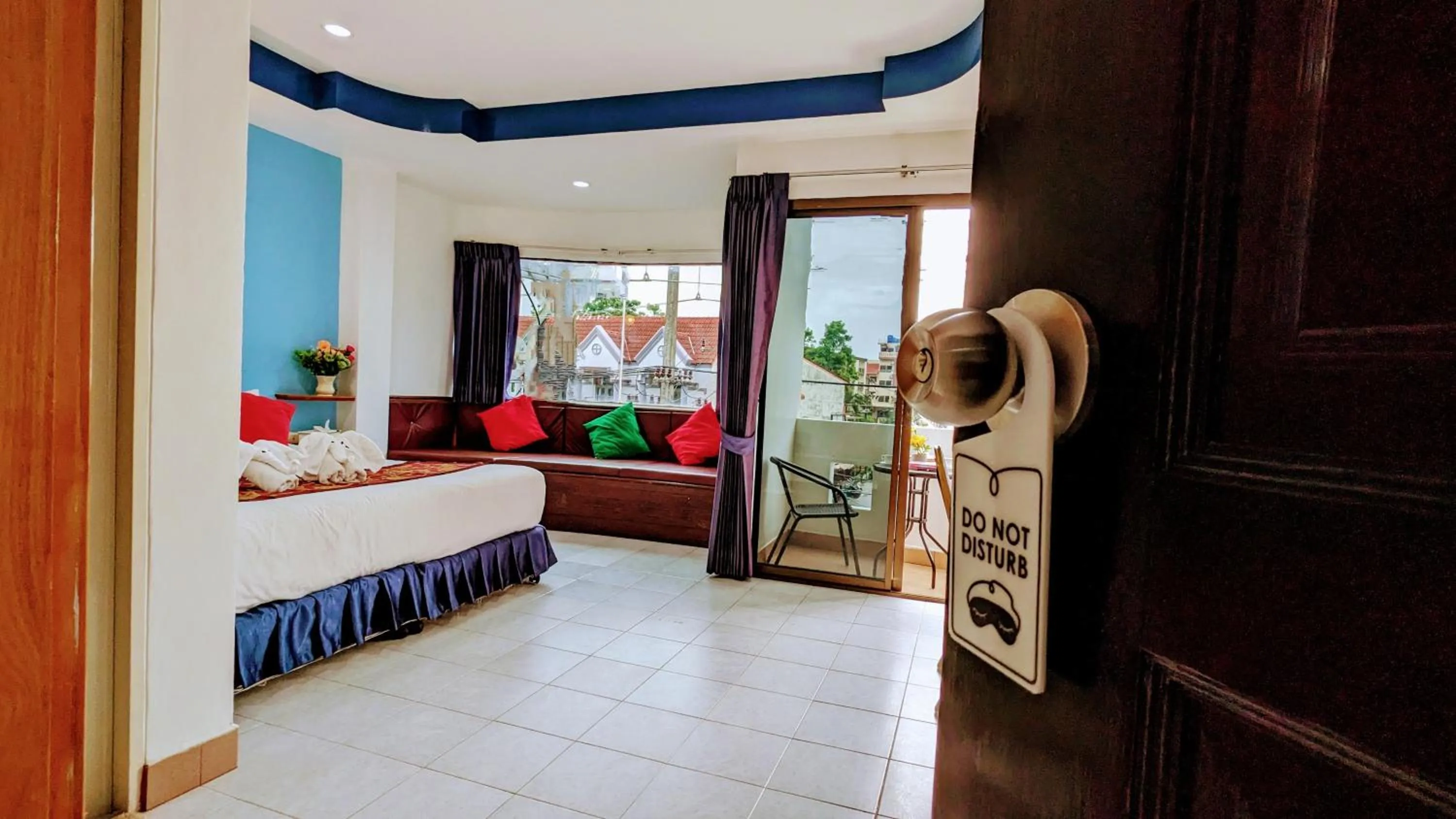 Photo of the whole room, Bed in Heaven House Restro & Bar