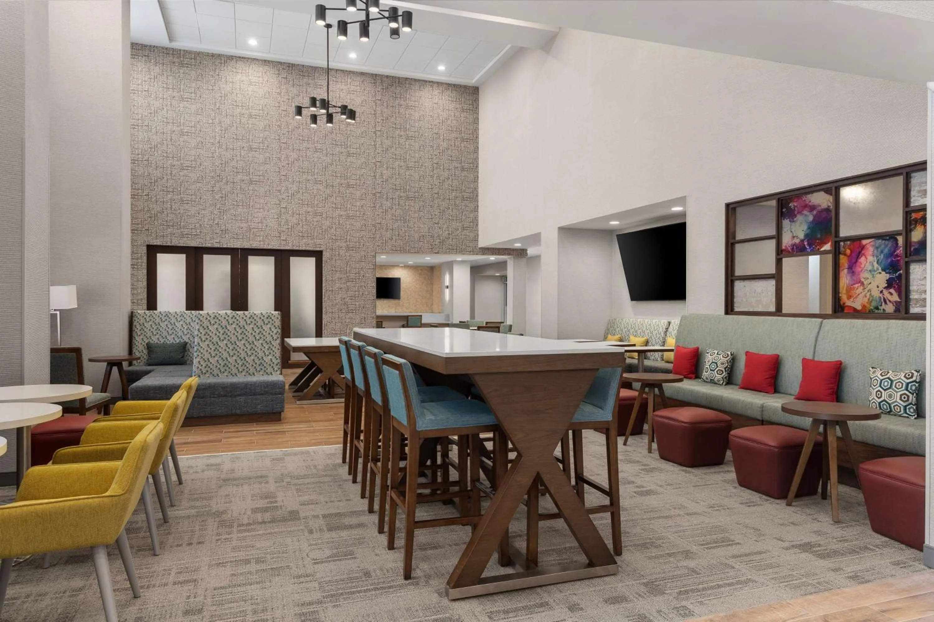 Lobby or reception in Hampton Inn & Suites Orangeville, On