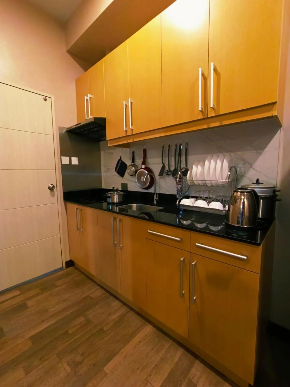 kitchen in Staycity Serviced Apartment