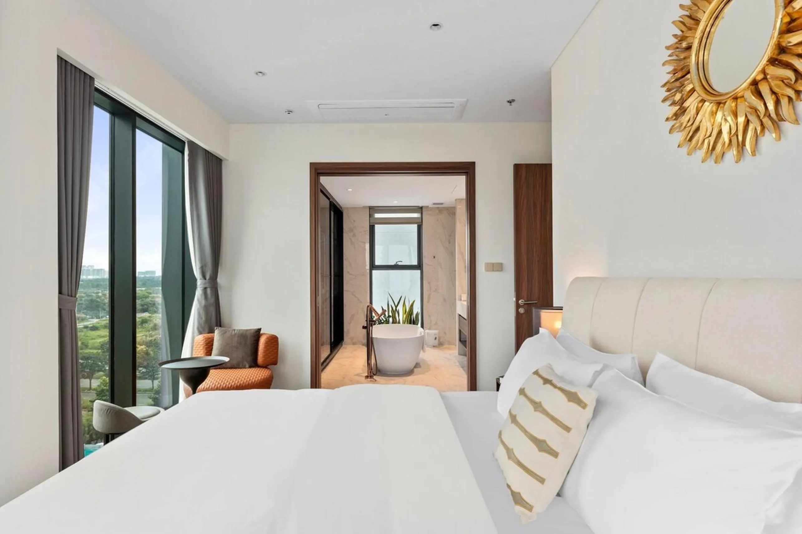 Bed in The Metropole - Horizon View Riverside D2