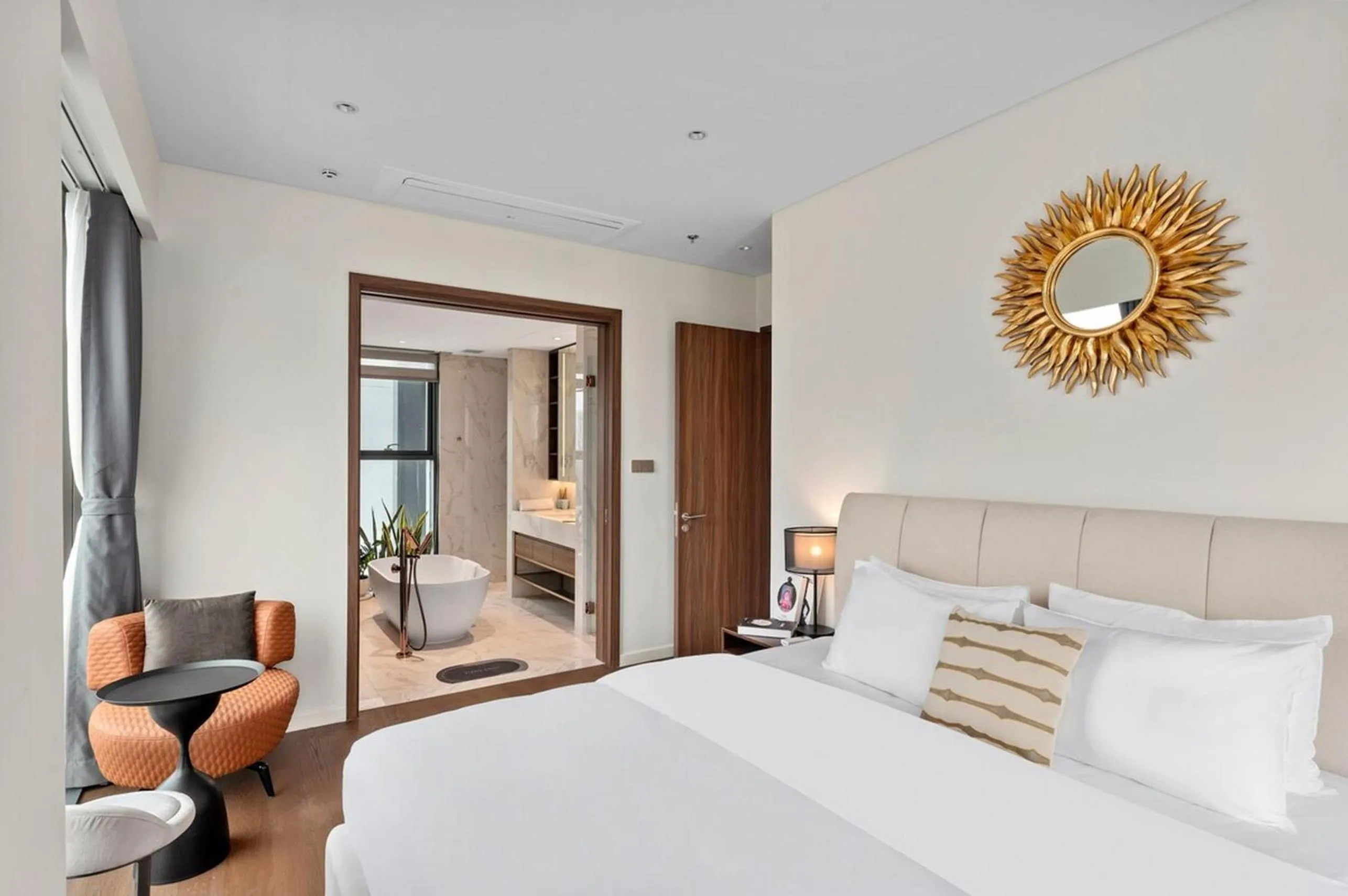 Bed in The Metropole - Horizon View Riverside D2