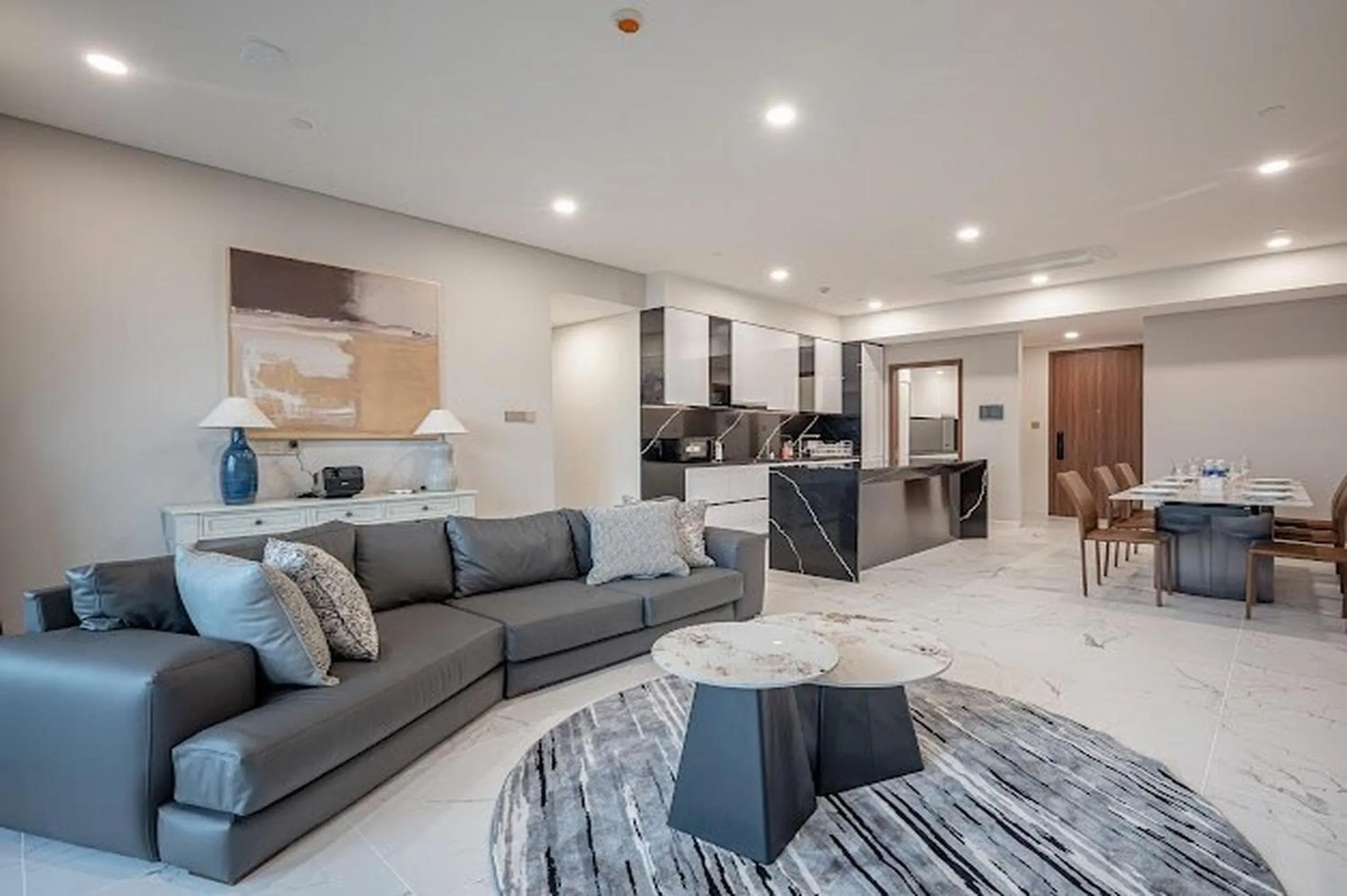 Living room in The Metropole - Horizon View Riverside D2