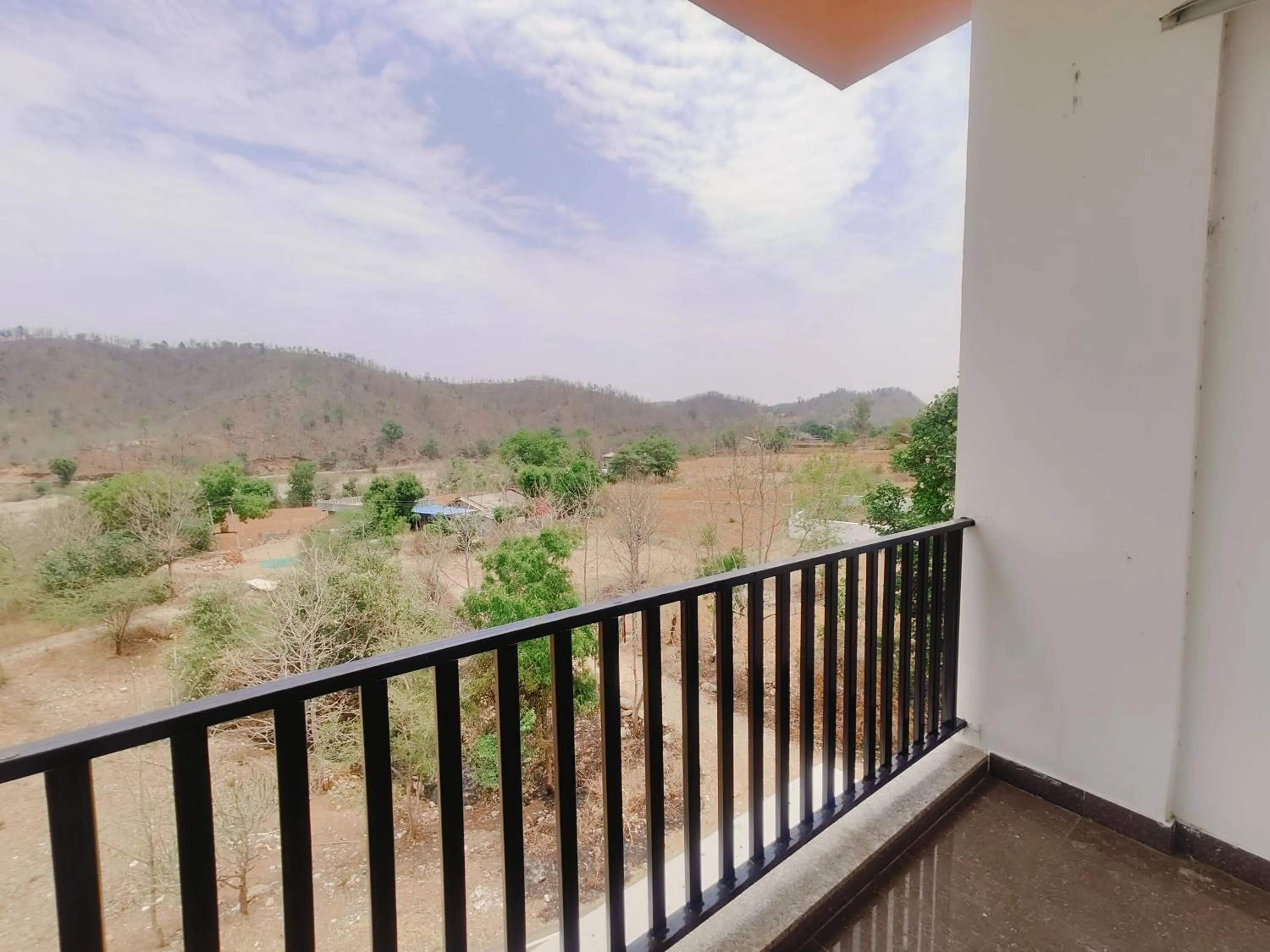 Balcony/Terrace in Hotel White Lotus at Ratanpur border