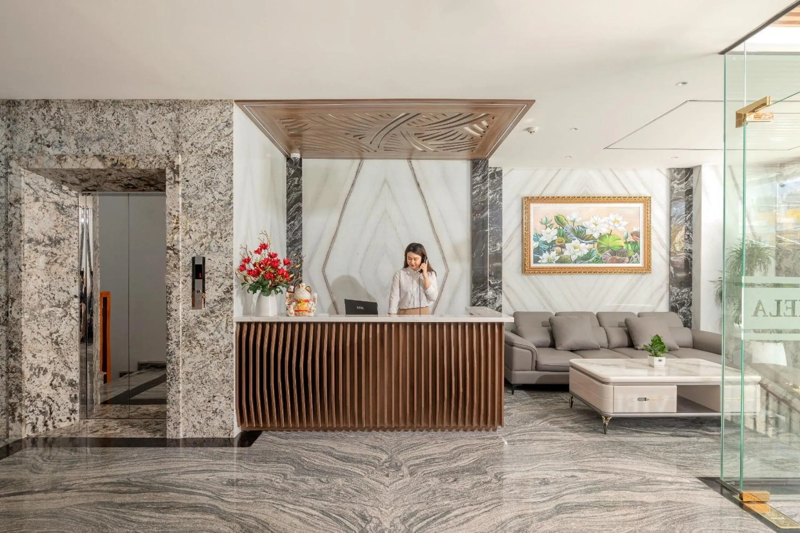 Lobby or reception in VieLa Apartment Nha Trang