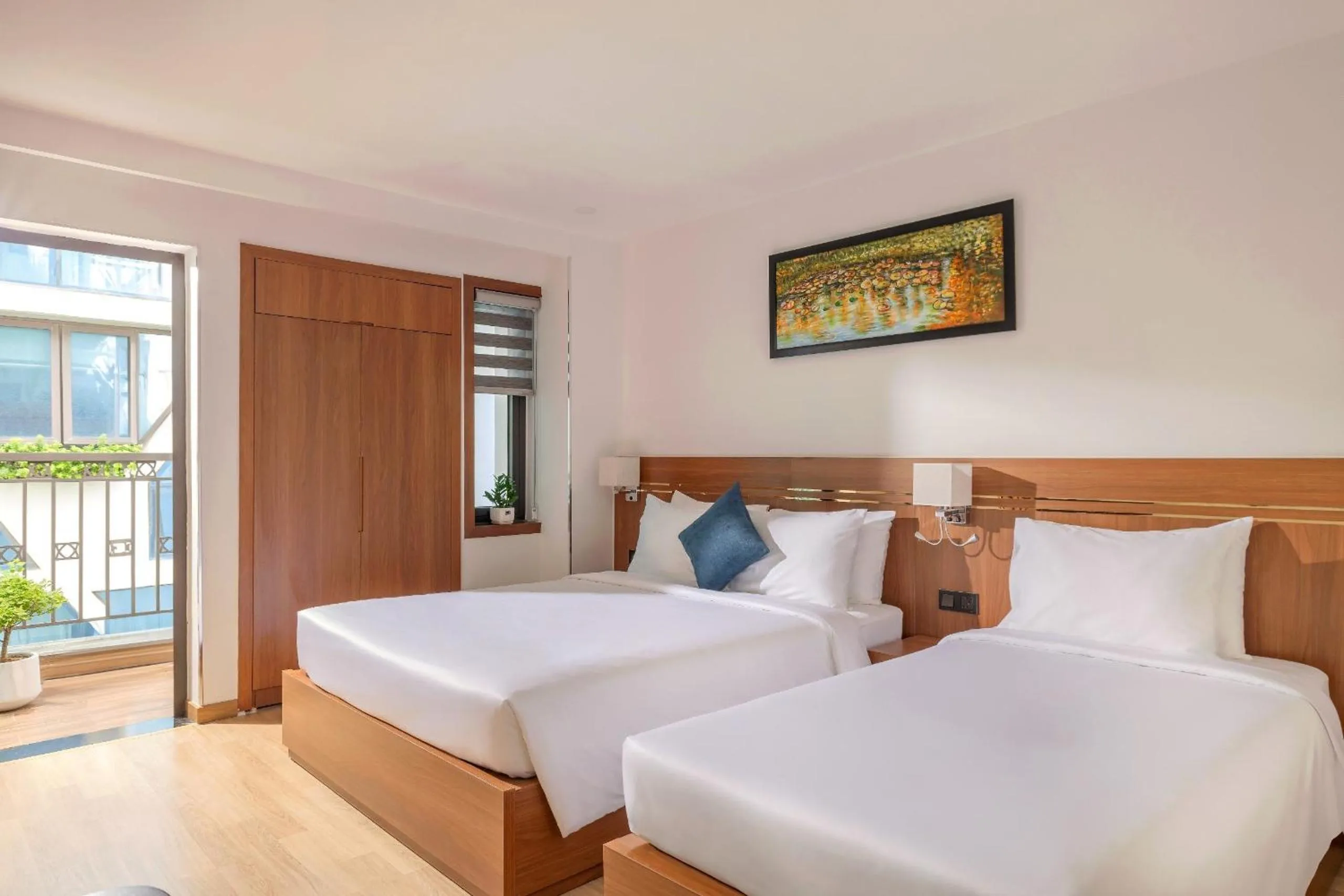 TV and multimedia, Bed in VieLa Apartment Nha Trang