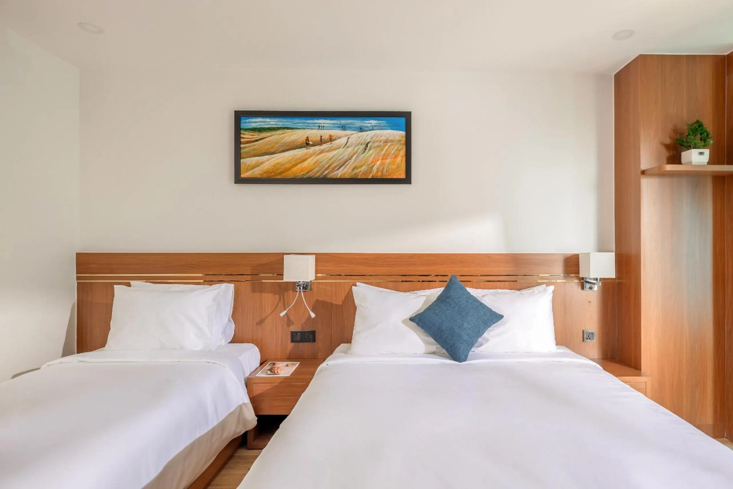 Bed in VieLa Apartment Nha Trang