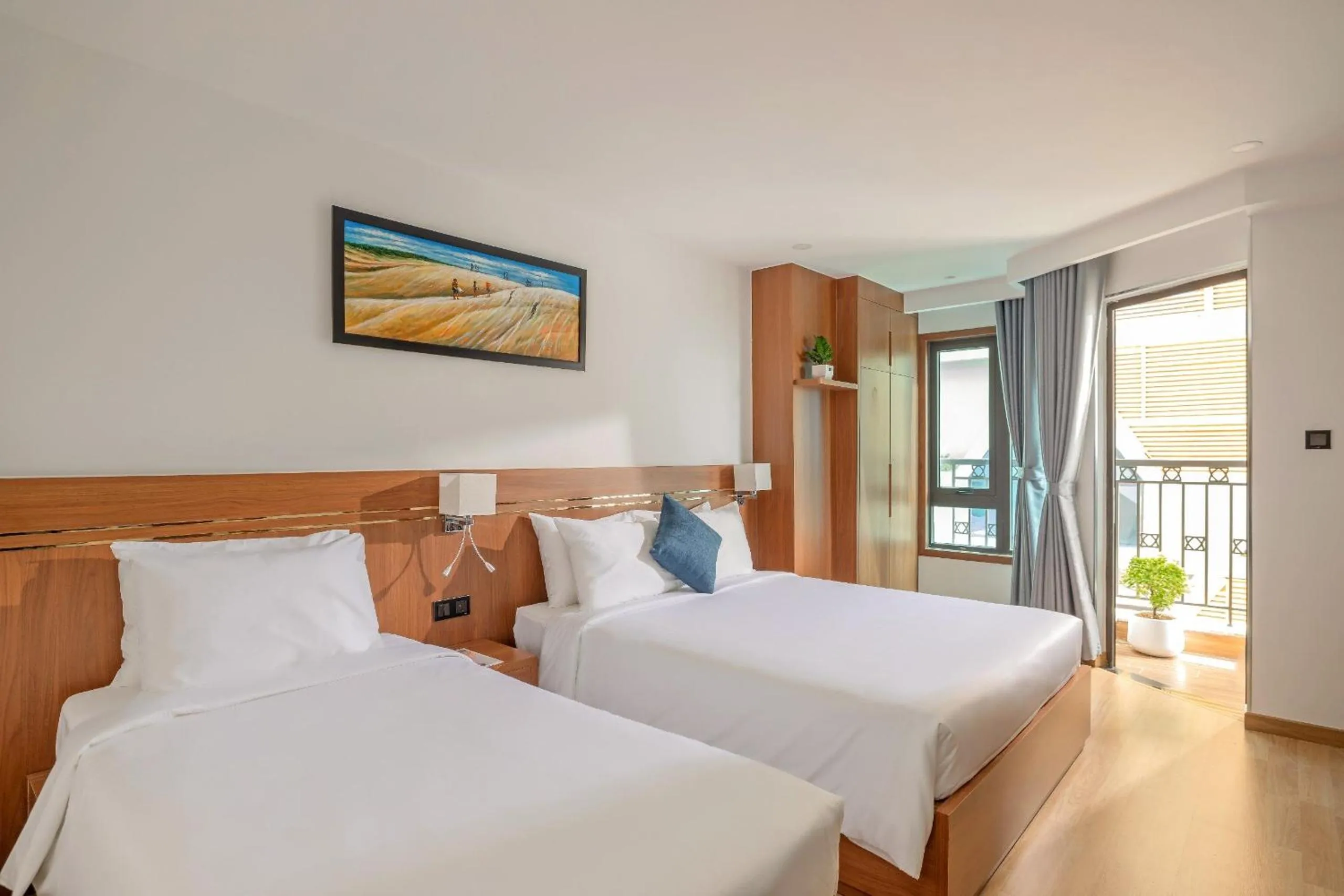 Bed in VieLa Apartment Nha Trang