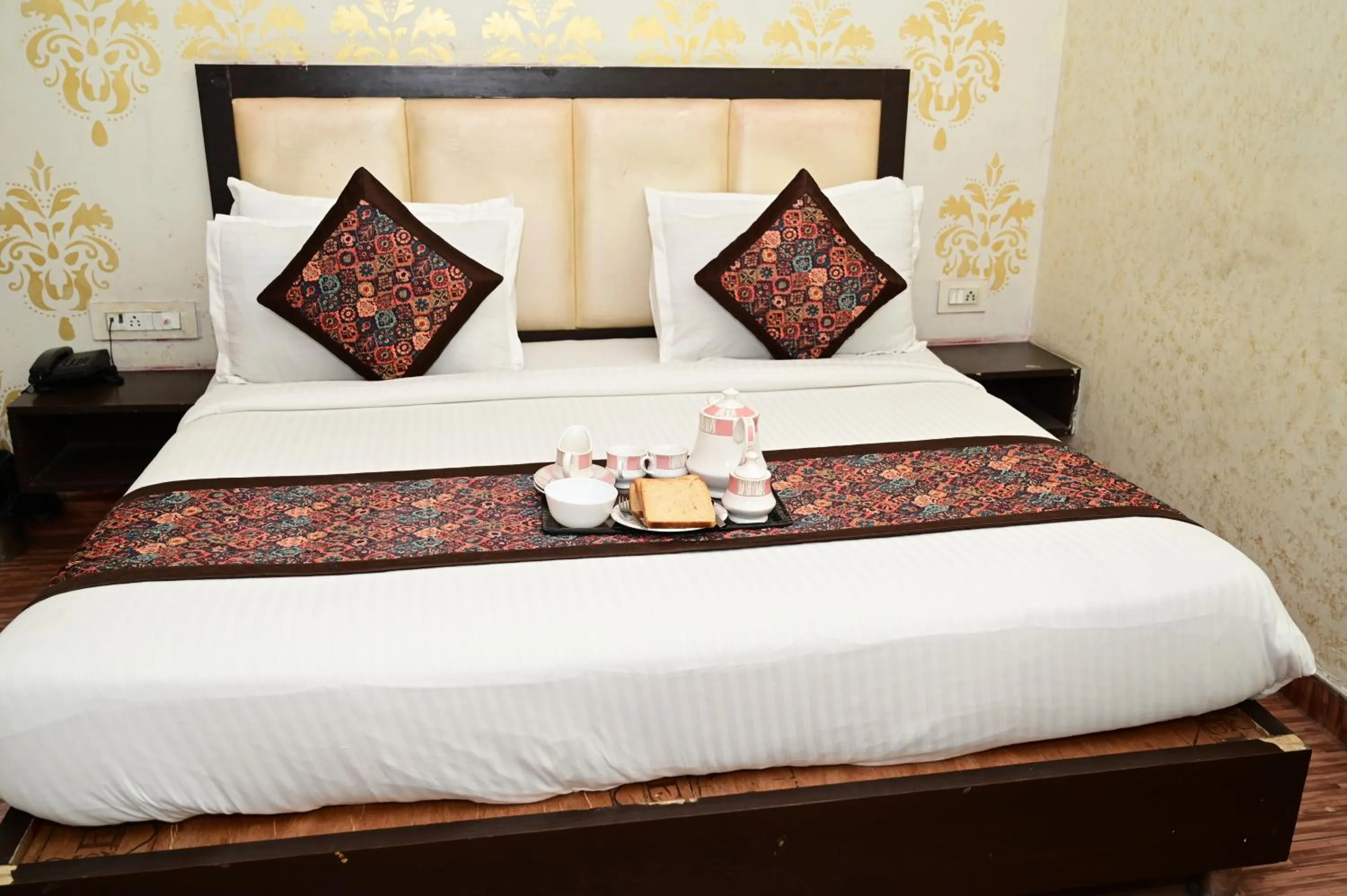 Bedroom in Hotel Krishna Pride