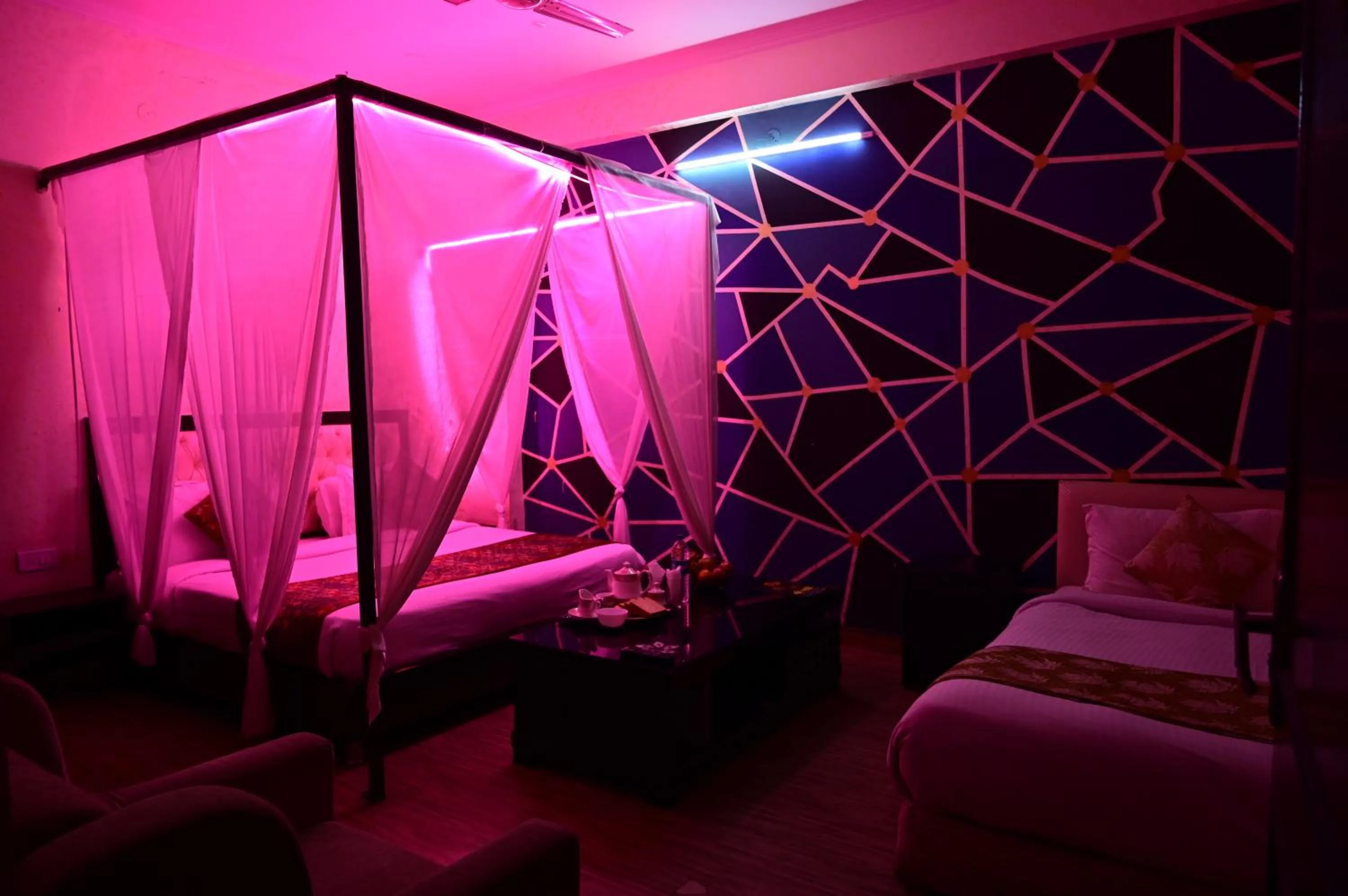 Bedroom in Hotel Krishna Pride