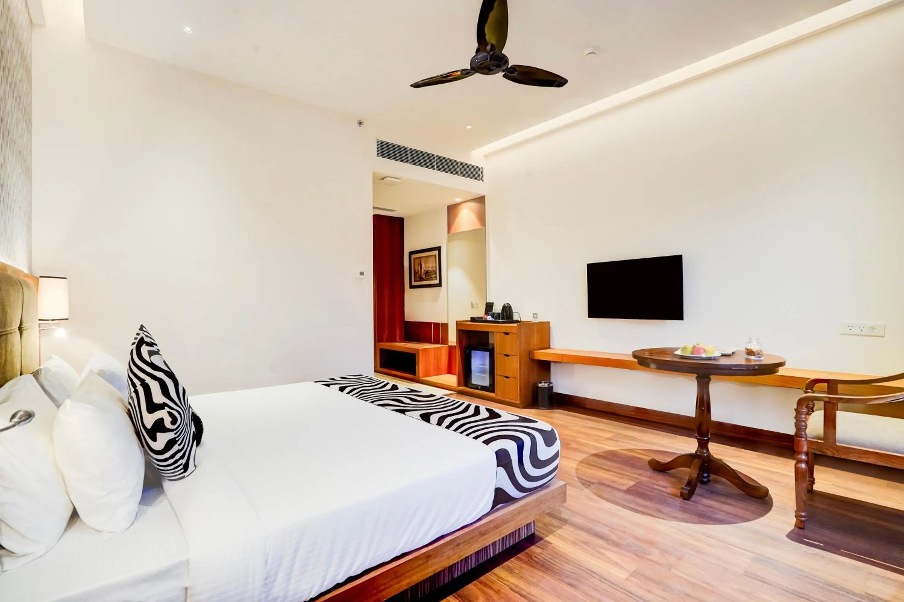 Bedroom, Bed in Sunday Resort & Spa by CheckIn Manesar Gurugram
