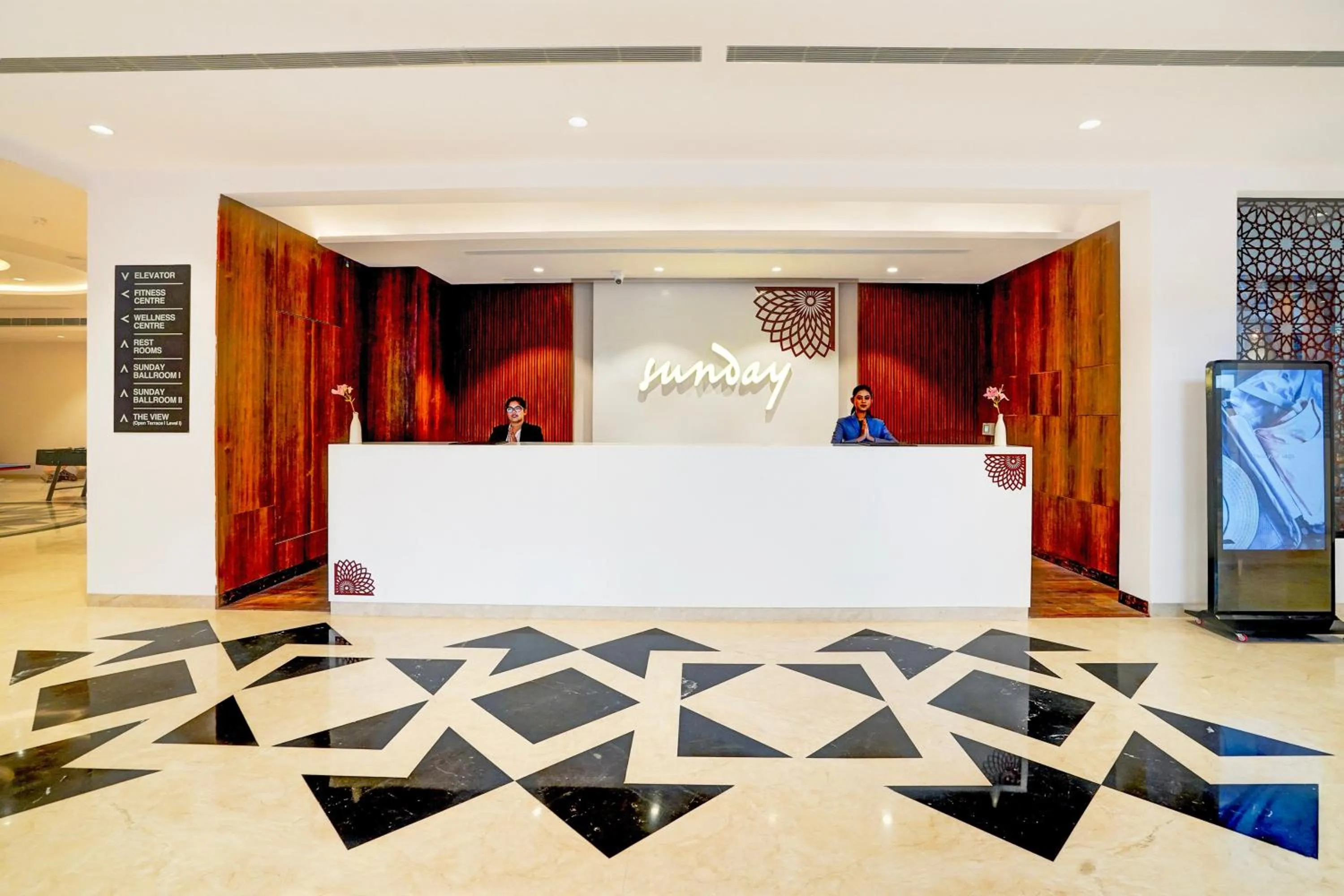 Lobby or reception in Sunday Resort & Spa by CheckIn Manesar Gurugram