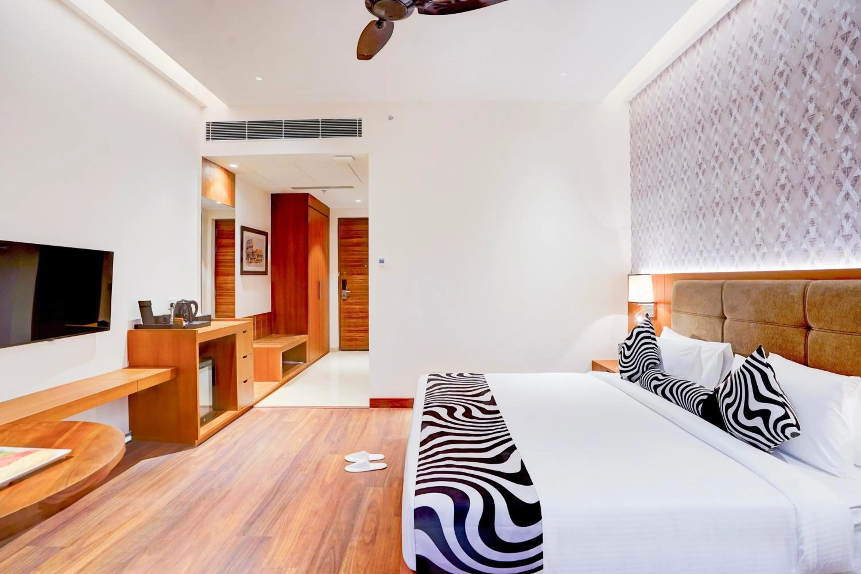 Bedroom, Bed in Sunday Resort & Spa by CheckIn Manesar Gurugram