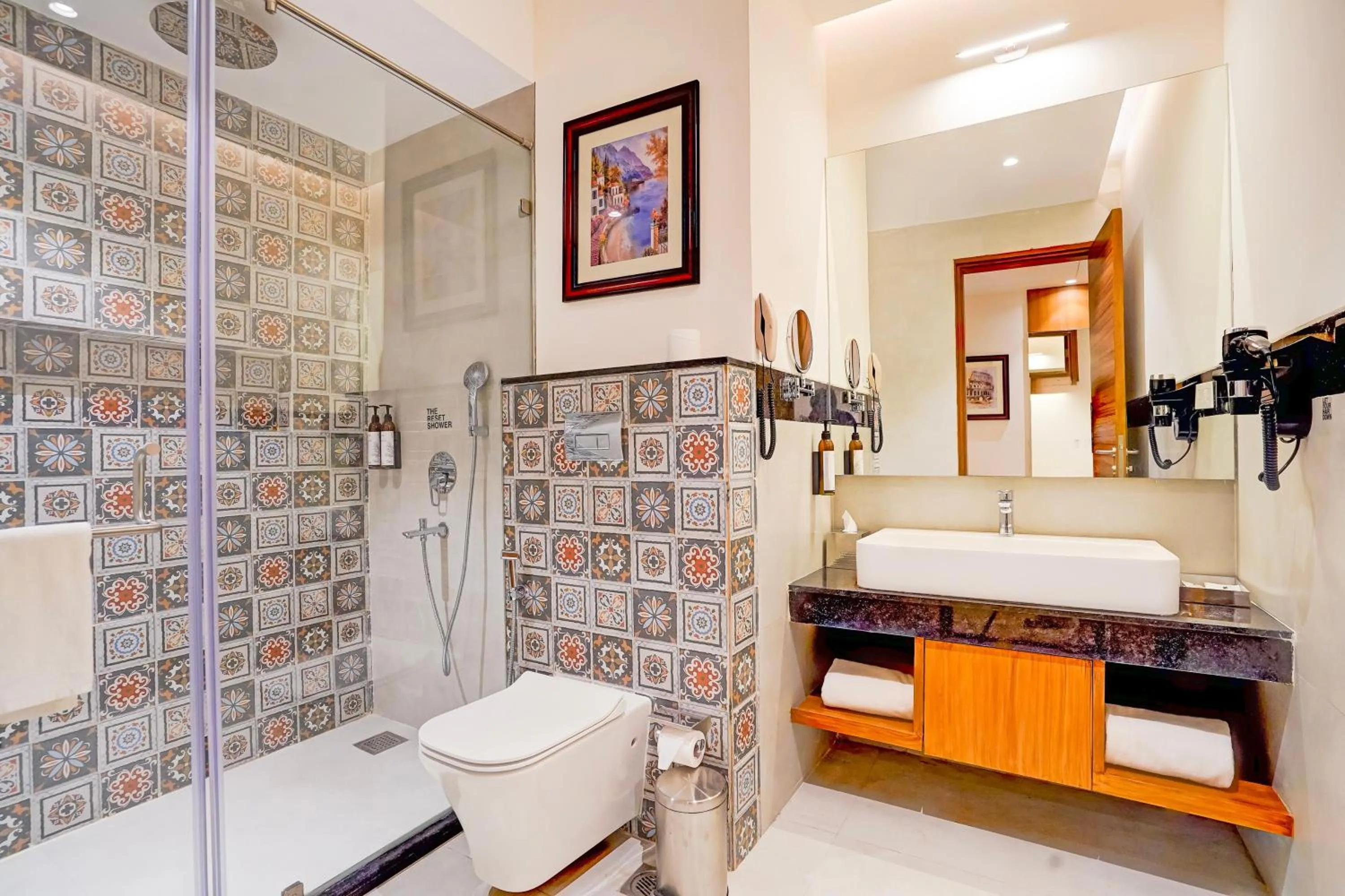 Bathroom in Sunday Resort & Spa by CheckIn Manesar Gurugram