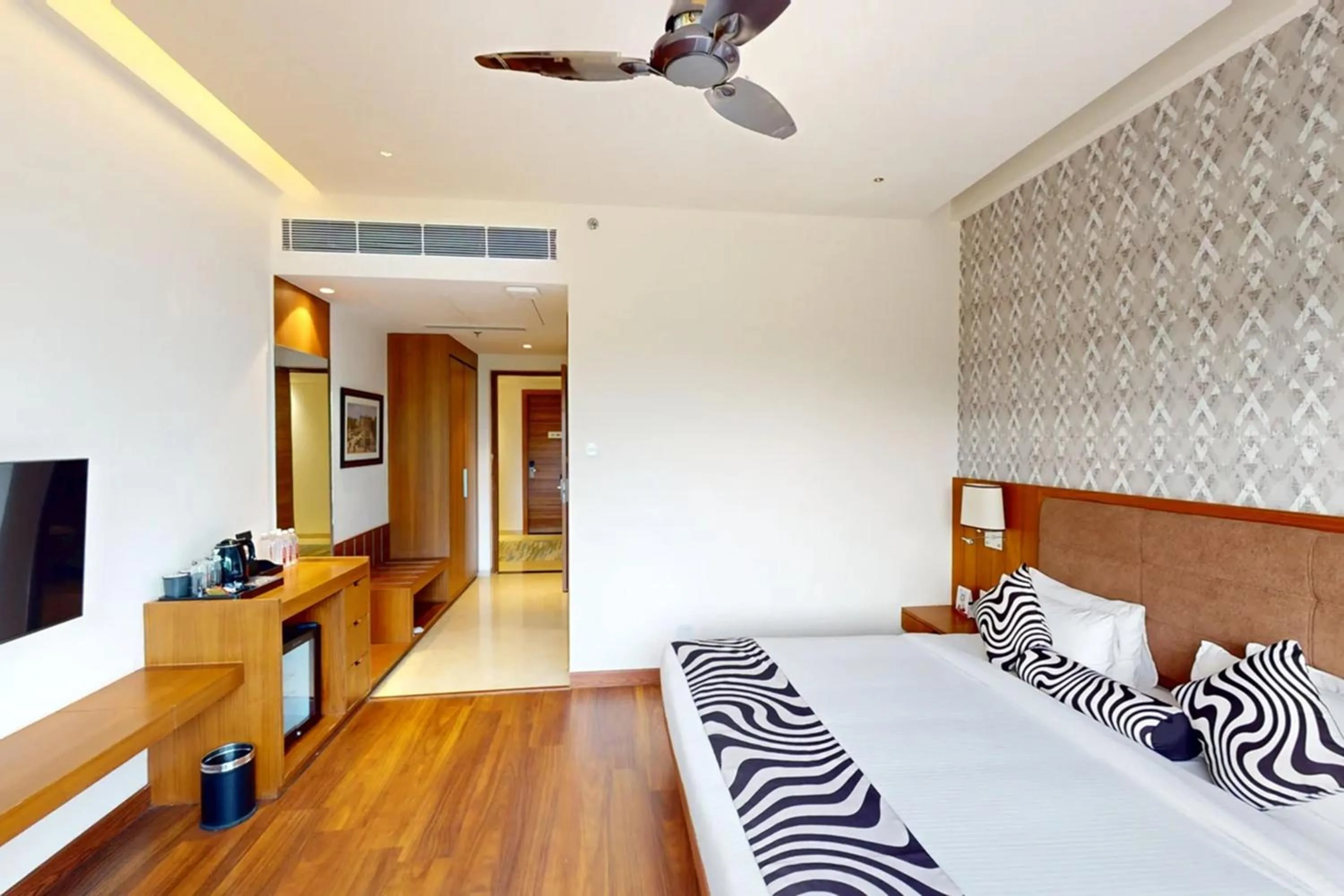 Bed in Sunday Resort & Spa by CheckIn Manesar Gurugram