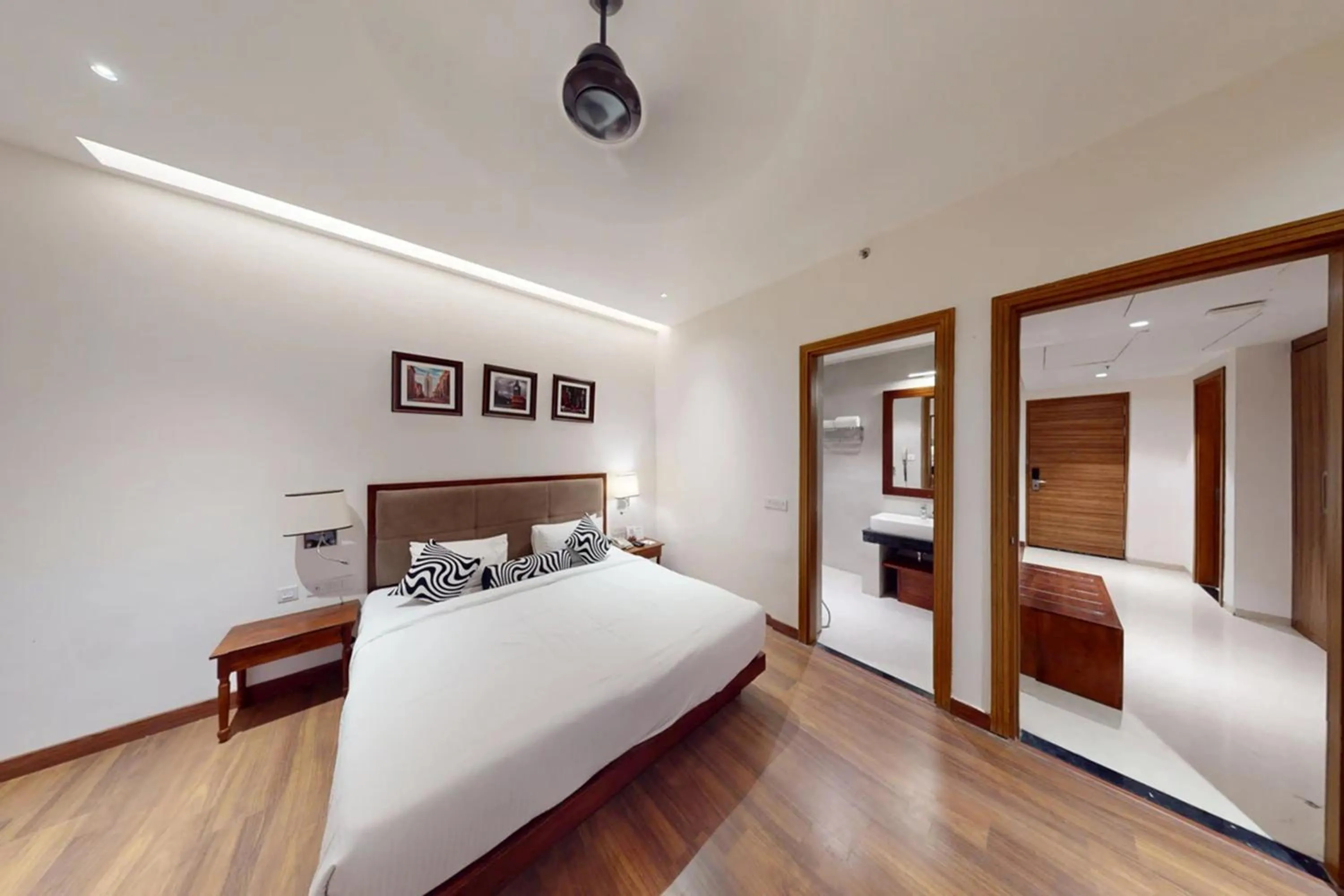 Photo of the whole room, Bed in Sunday Resort & Spa by CheckIn Manesar Gurugram