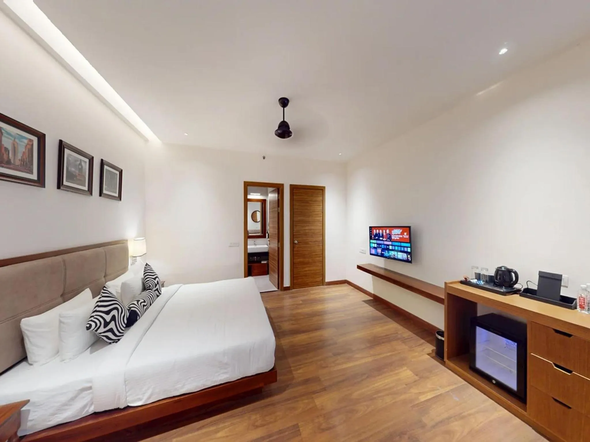 Bed in Sunday Resort & Spa by CheckIn Manesar Gurugram