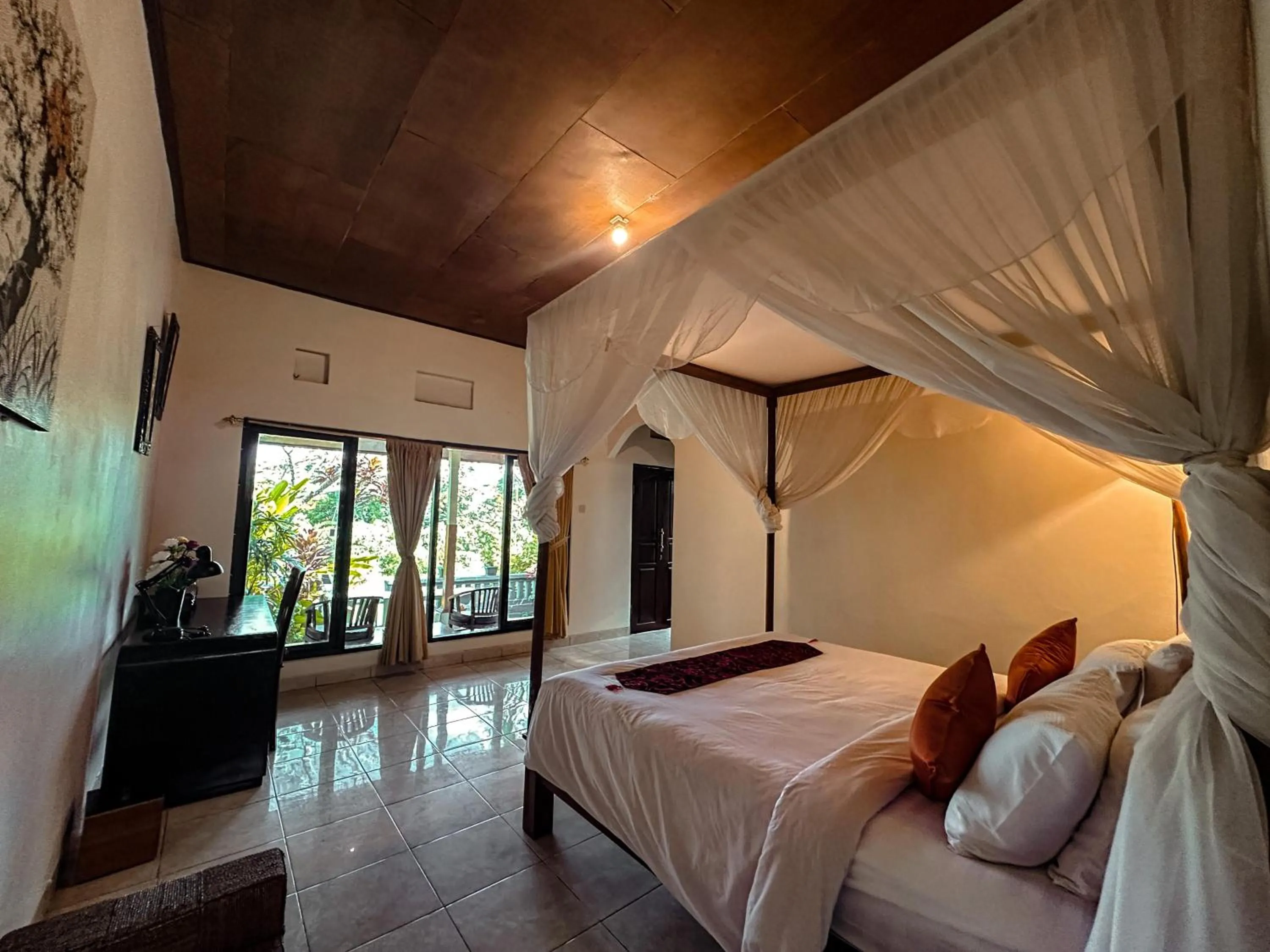 Bed in Kampoeng Joglo Abangan Ubud