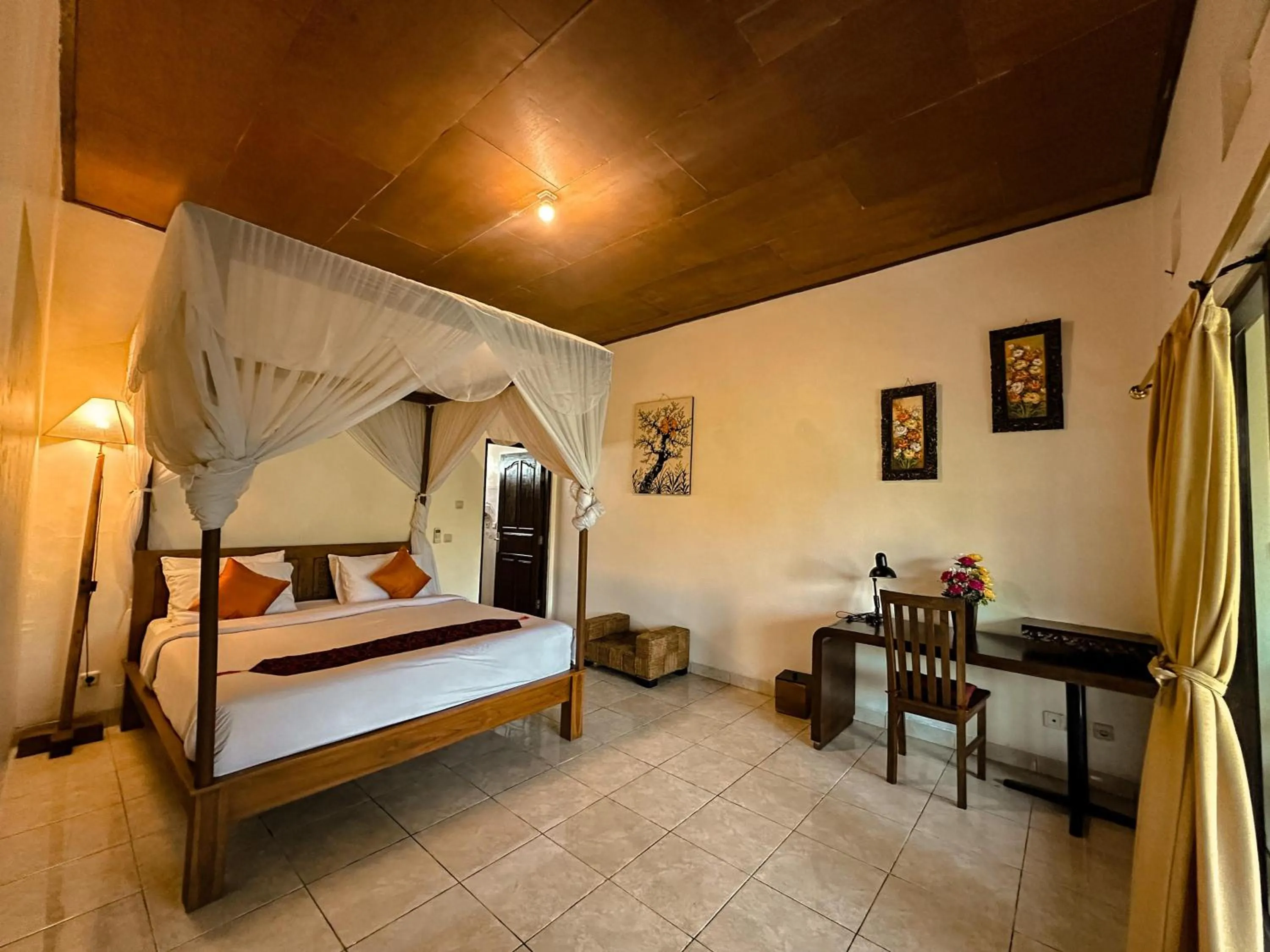 Bed in Kampoeng Joglo Abangan Ubud