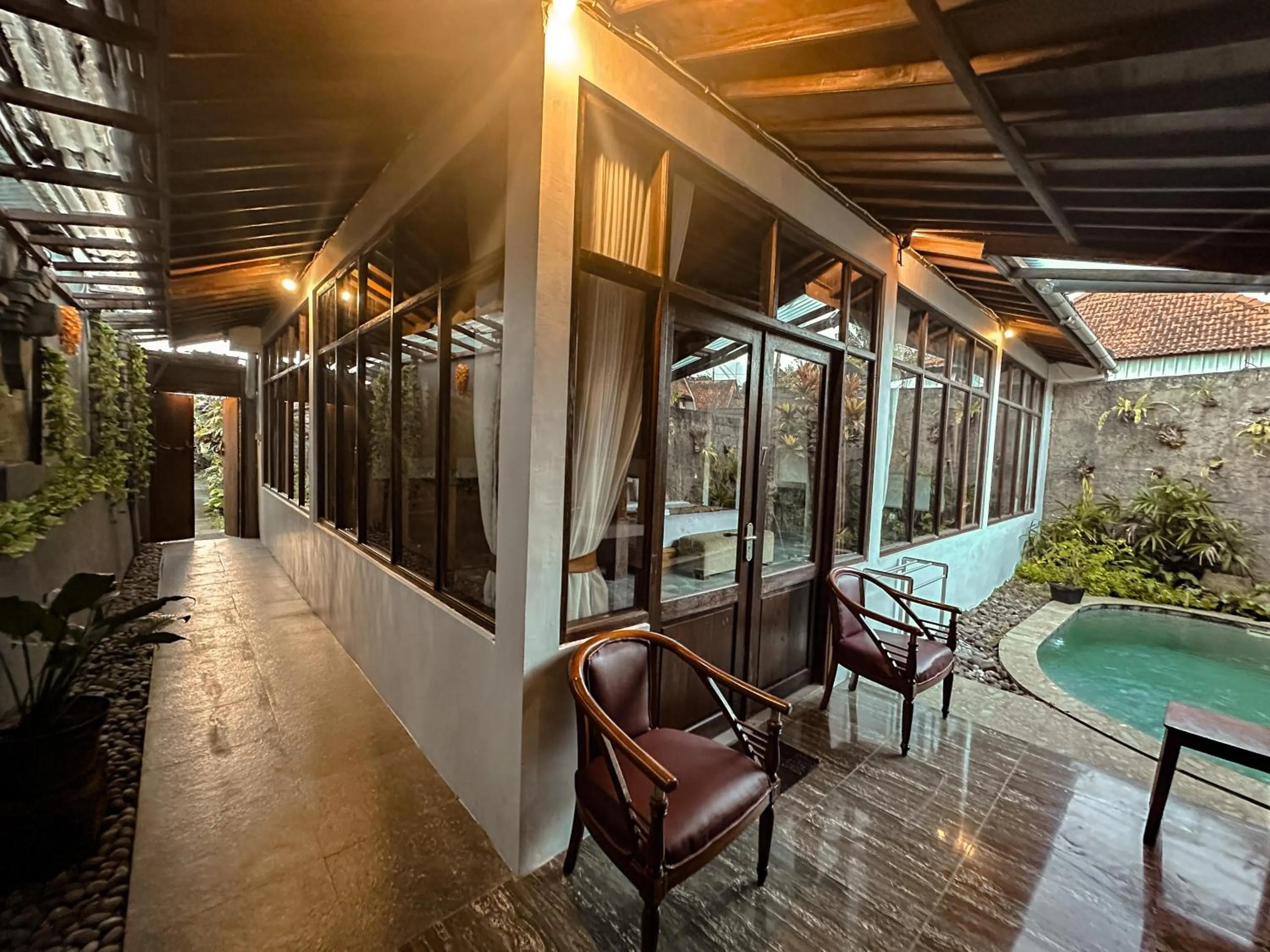 Seating area in Kampoeng Joglo Abangan Ubud