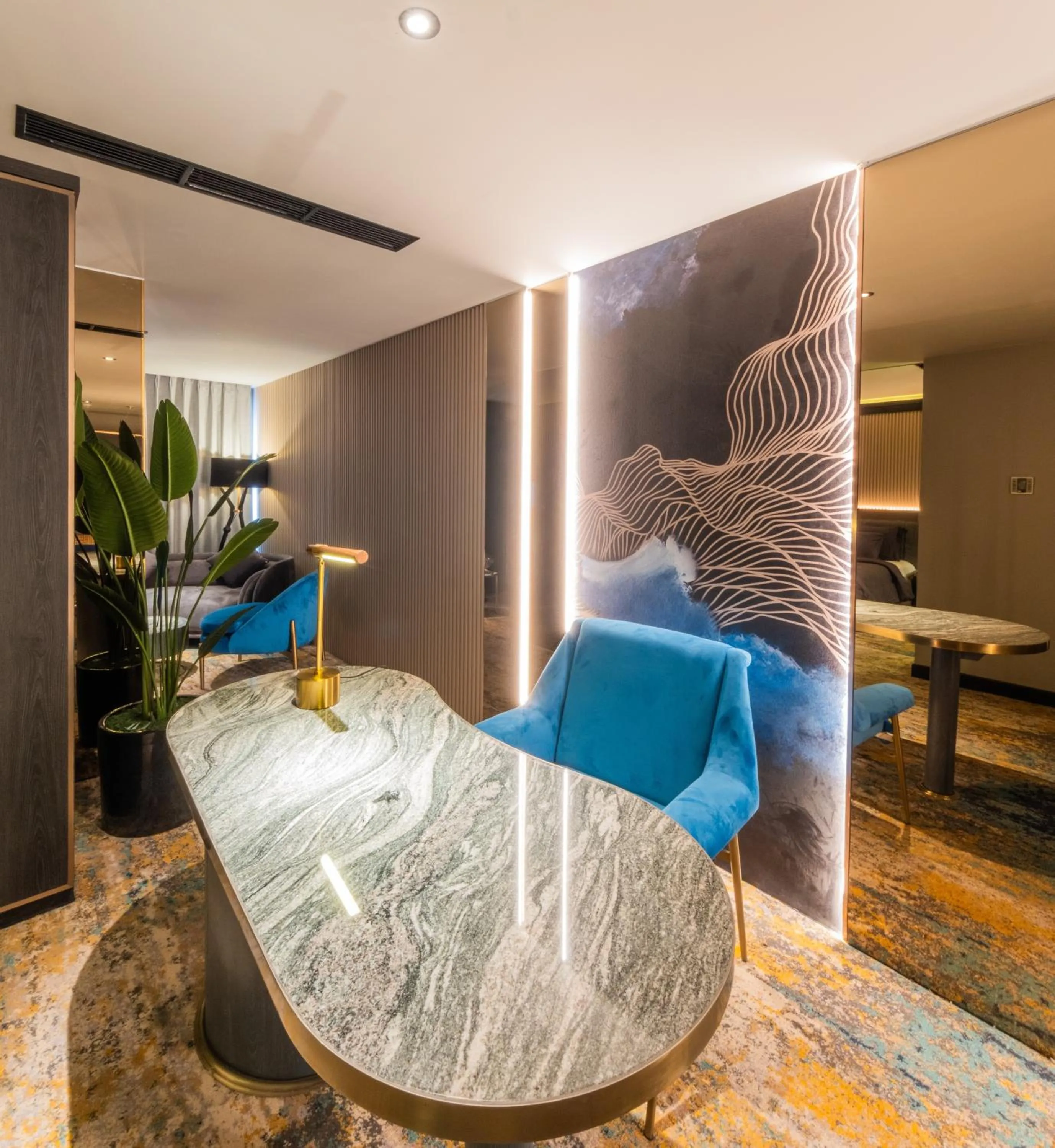 Seating area in The All - Suite Pentacity Hotel Balikpapan