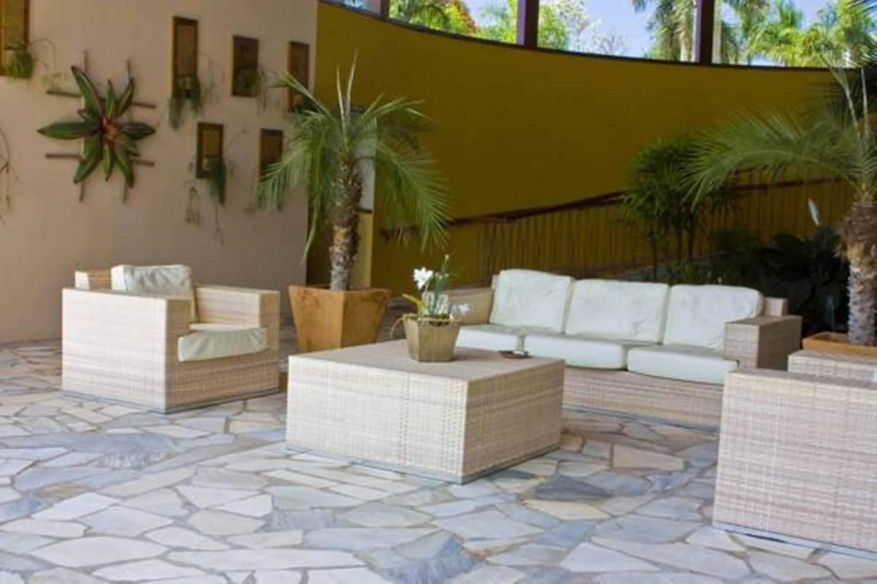 Patio in Obbá Coema Village Hotel