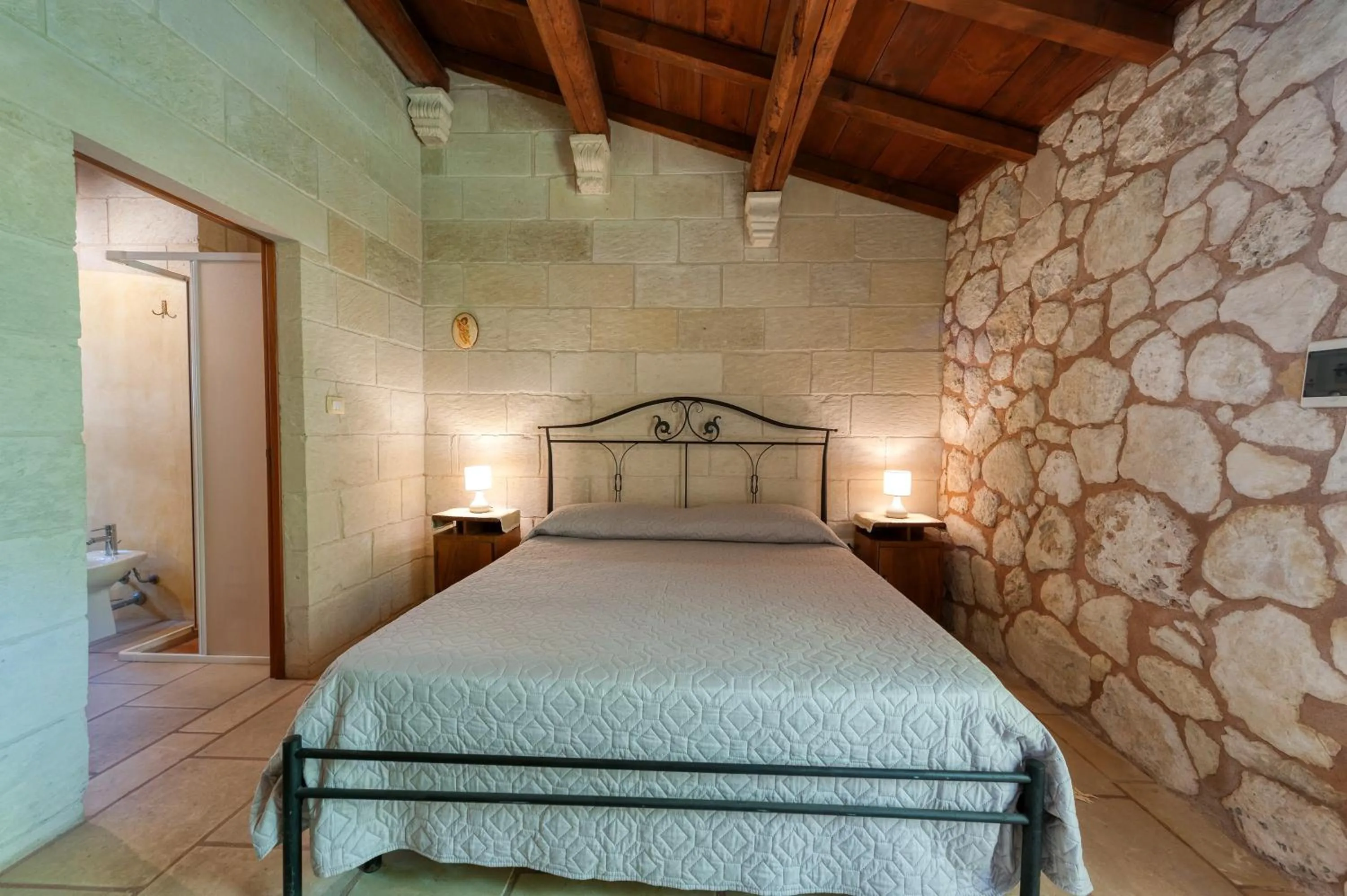 Property building, Bed in Masseria Copertini