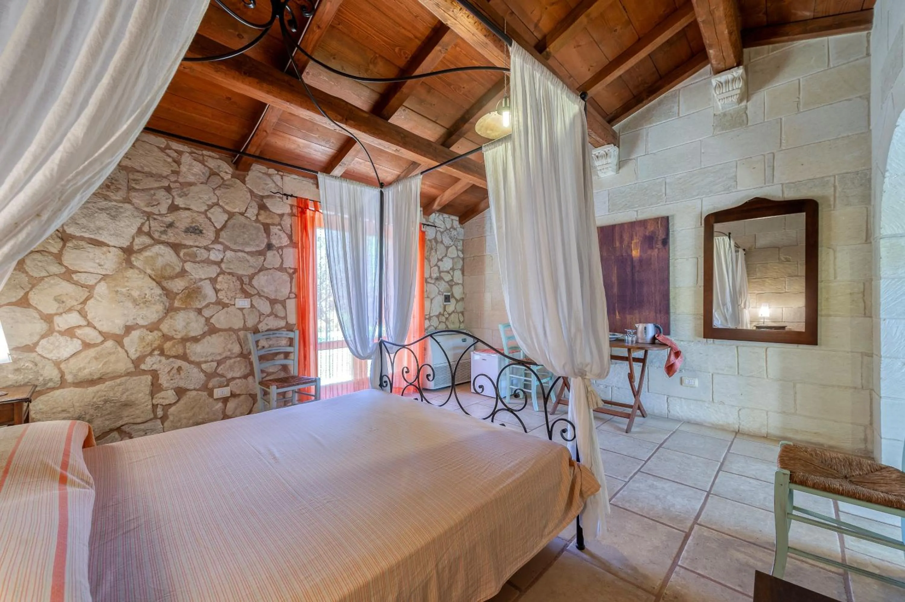 Property building, Bed in Masseria Copertini