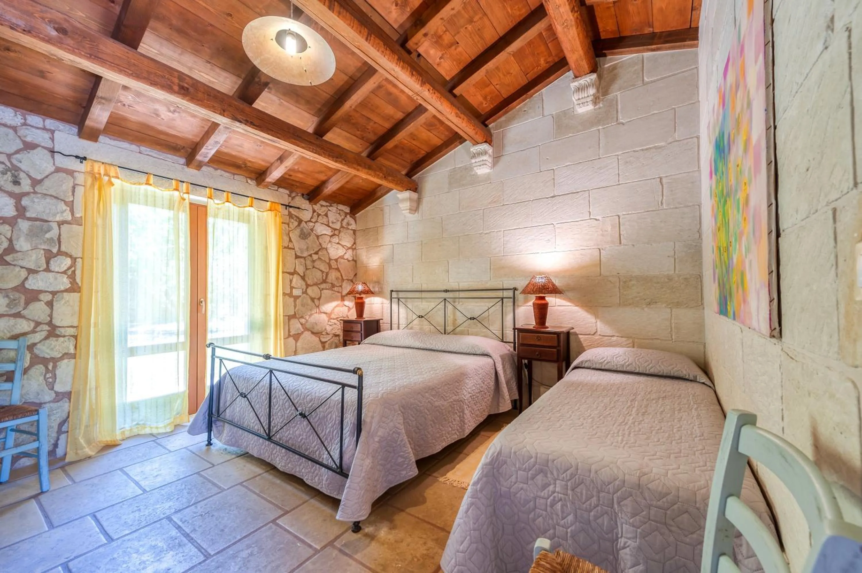 Property building, Bed in Masseria Copertini