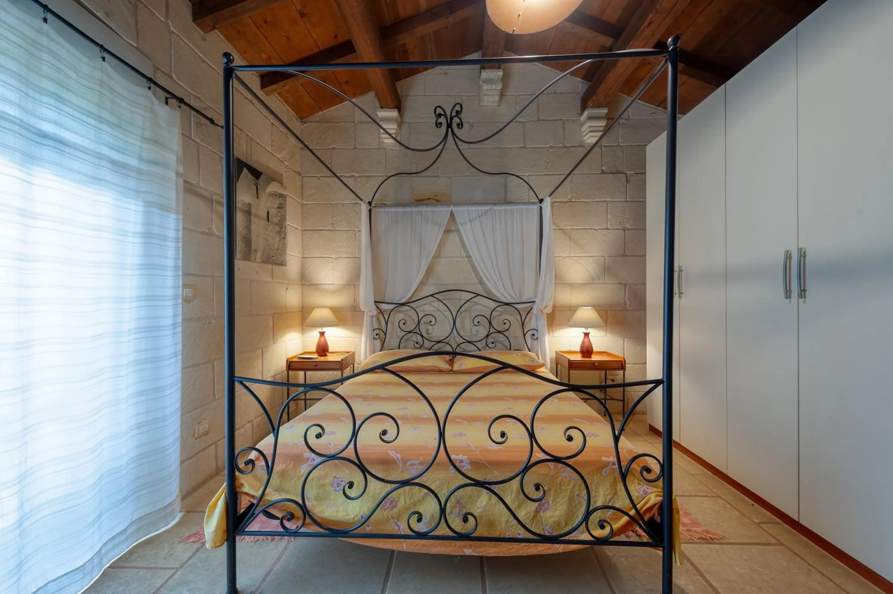 Living room, Bed in Masseria Copertini
